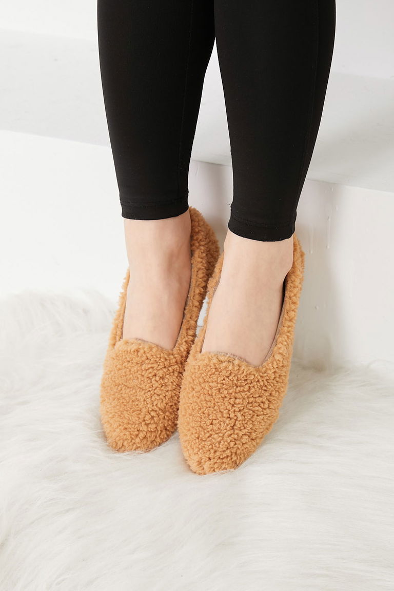 Kadın Vizon Peluş Babet - 26653 - TOFİSA