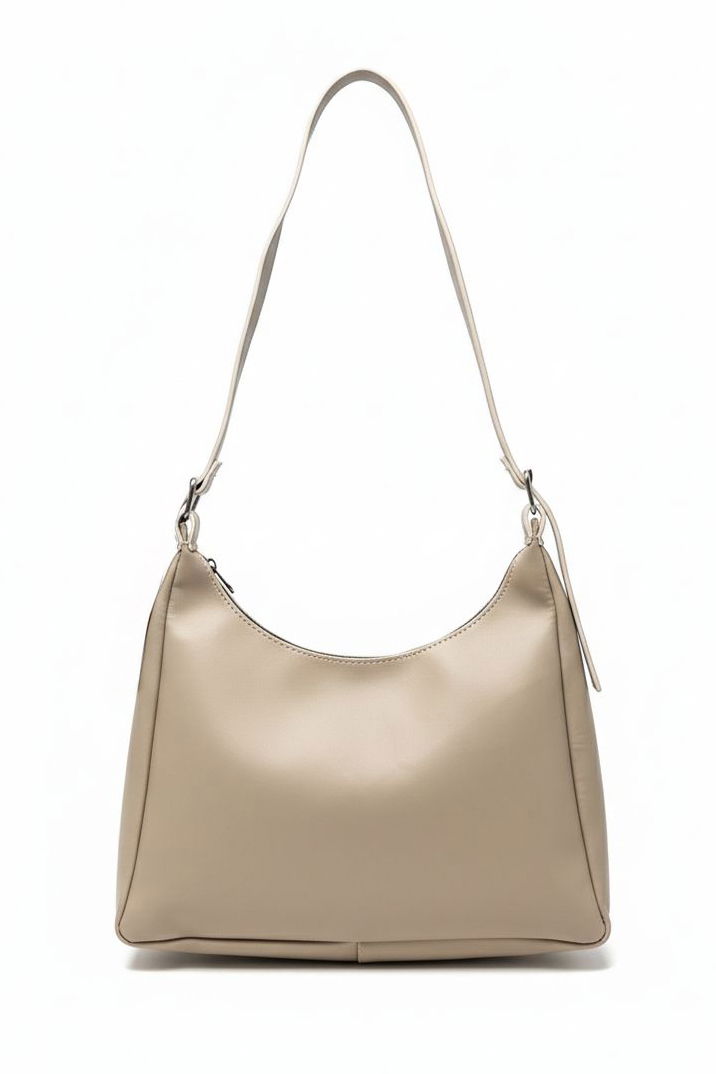 Kadın Vizon Suni Deri Omuz Çantası - 28254-VIZON - 2