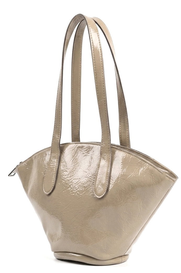 Kadın Vizon Suni Deri Omuz Çantası - 28377-VIZON - 1