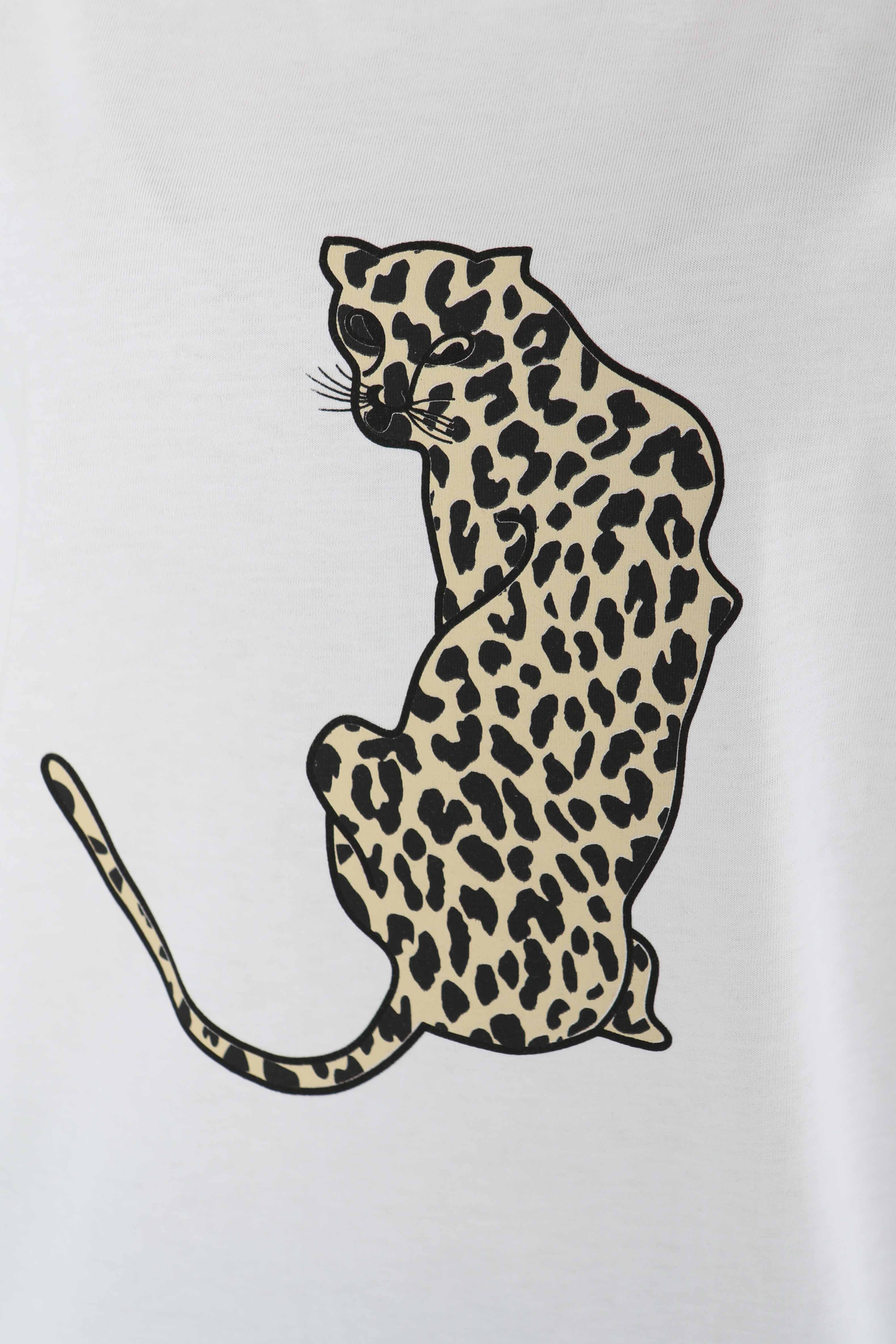 Kaplan Baskılı Kısa Kollu T-Şhirt - 27123 - 5