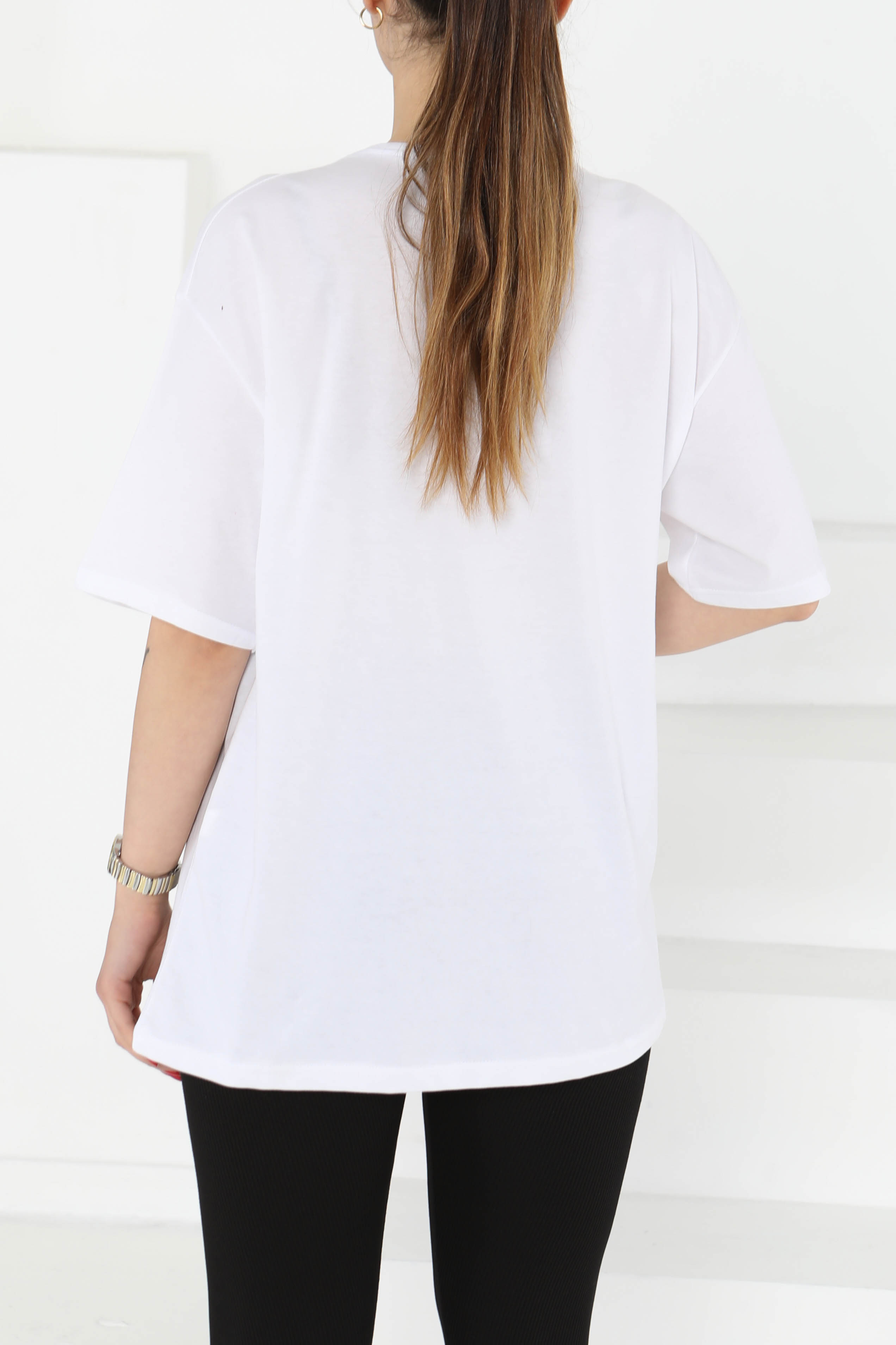 Kaplan Baskılı Kısa Kollu T-Şhirt - 27123 - 6