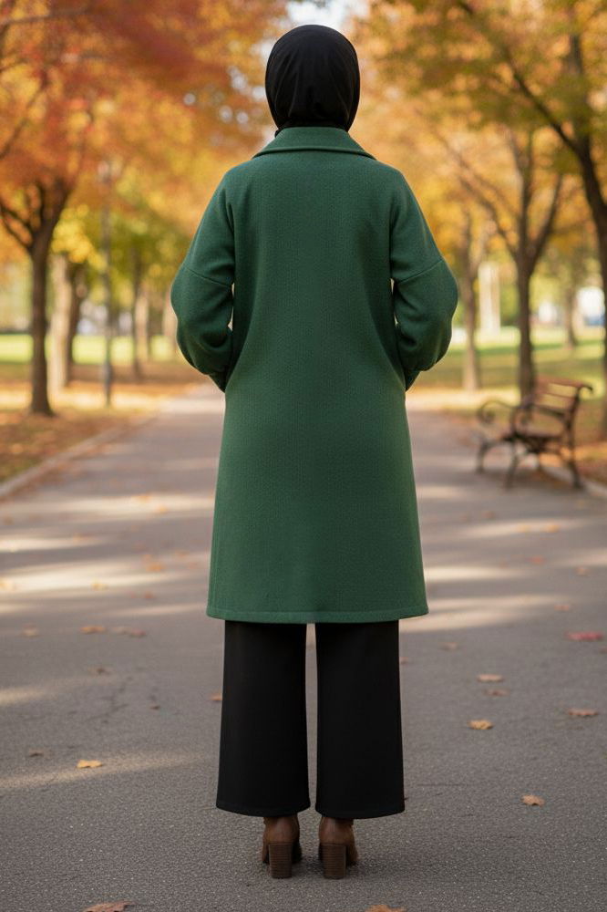 Kaşe Kaban - 13289-ZUMRUT - 3