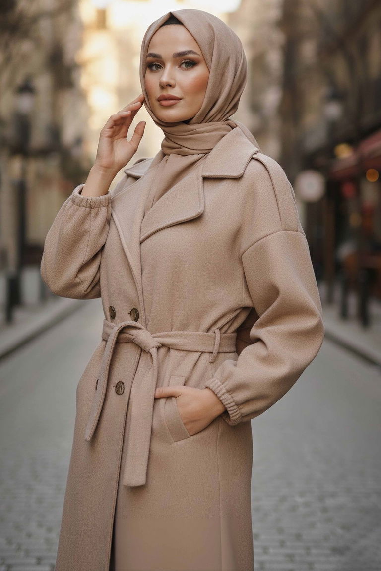 Kaşe Kaban - 27734-BEJ - TOFİSA