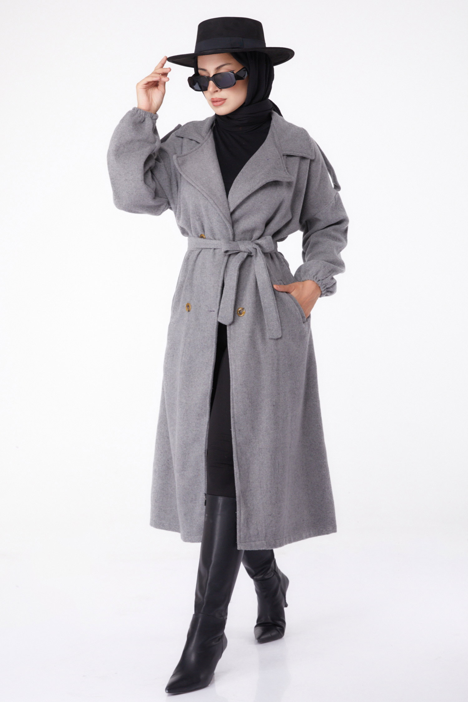 Kaşe Kaban - 27734-GRI - 7