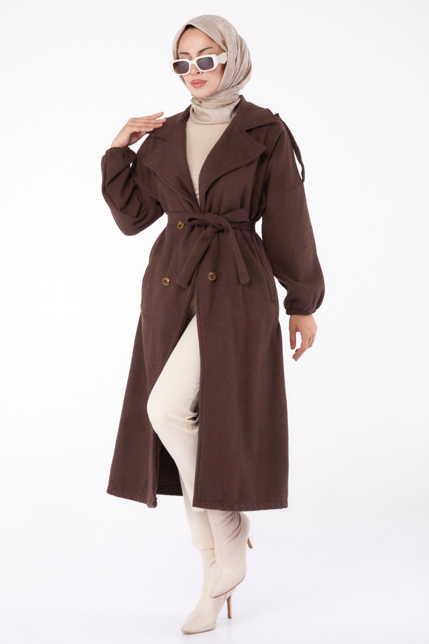 Kaşe Kaban - 27734-KAHVE - 1