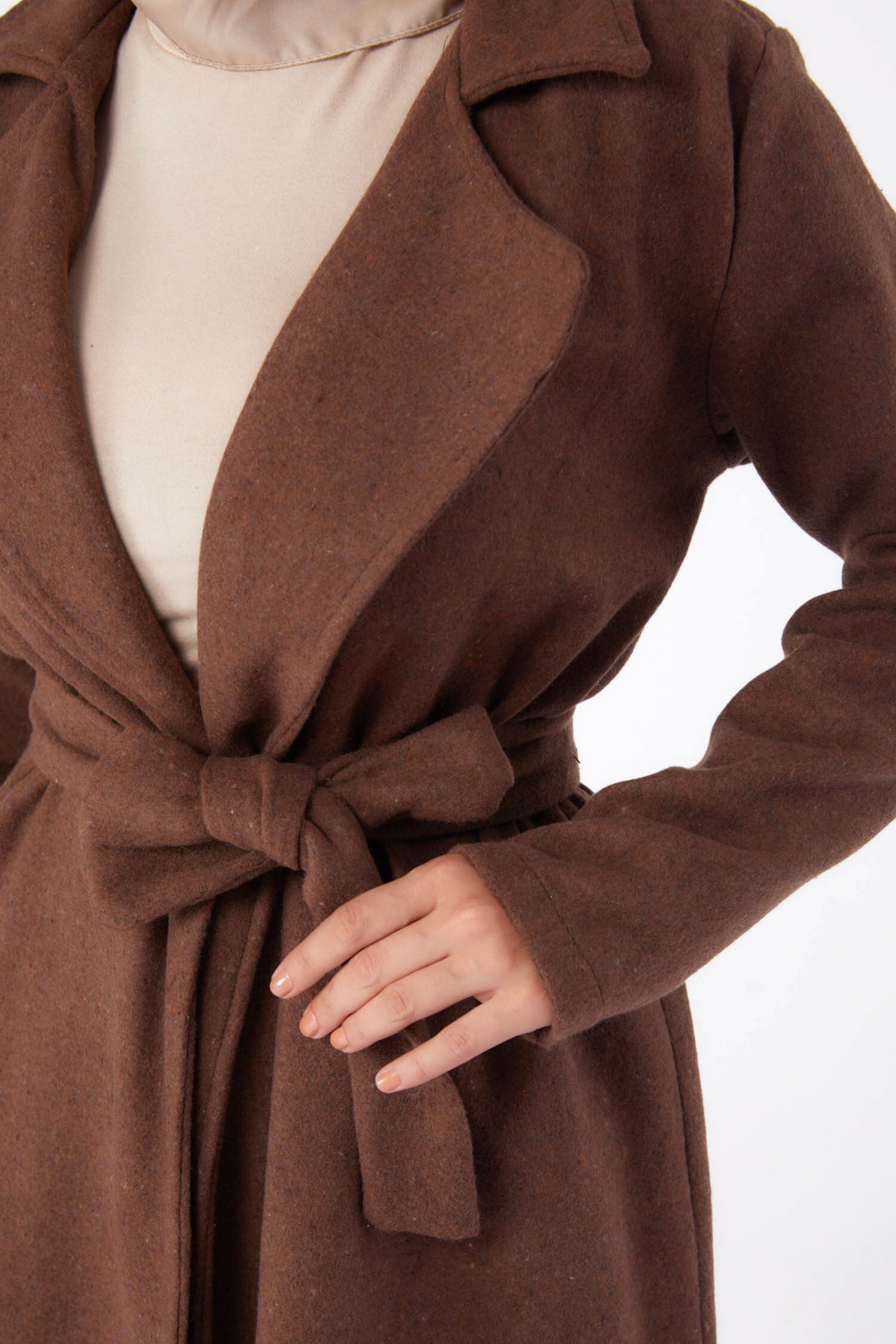 Kaşe Kaban - 27739-KAHVE - 7