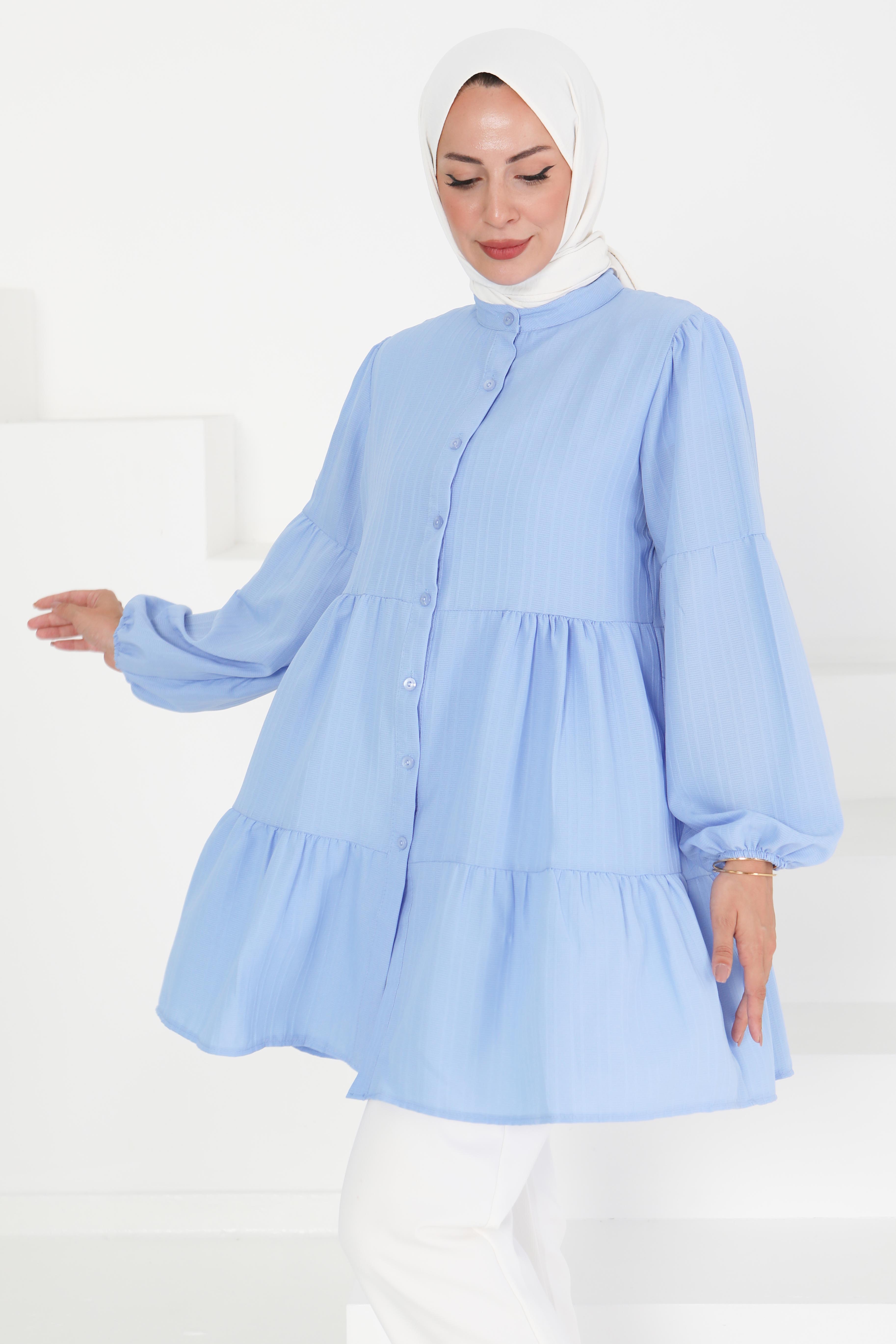 Kat Detaylı Tunik - 27433 - 1