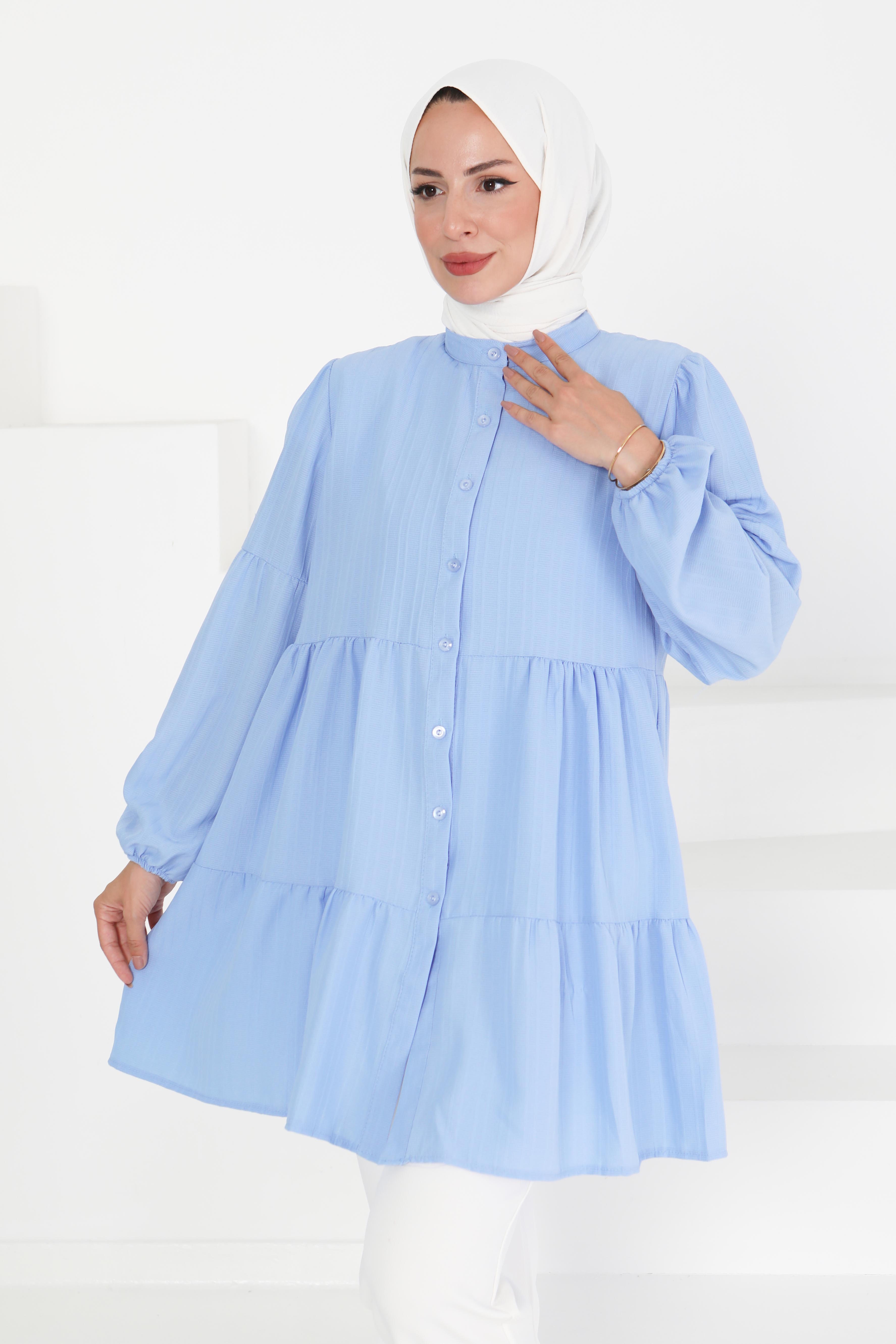 Kat Detaylı Tunik - 27433 - 3