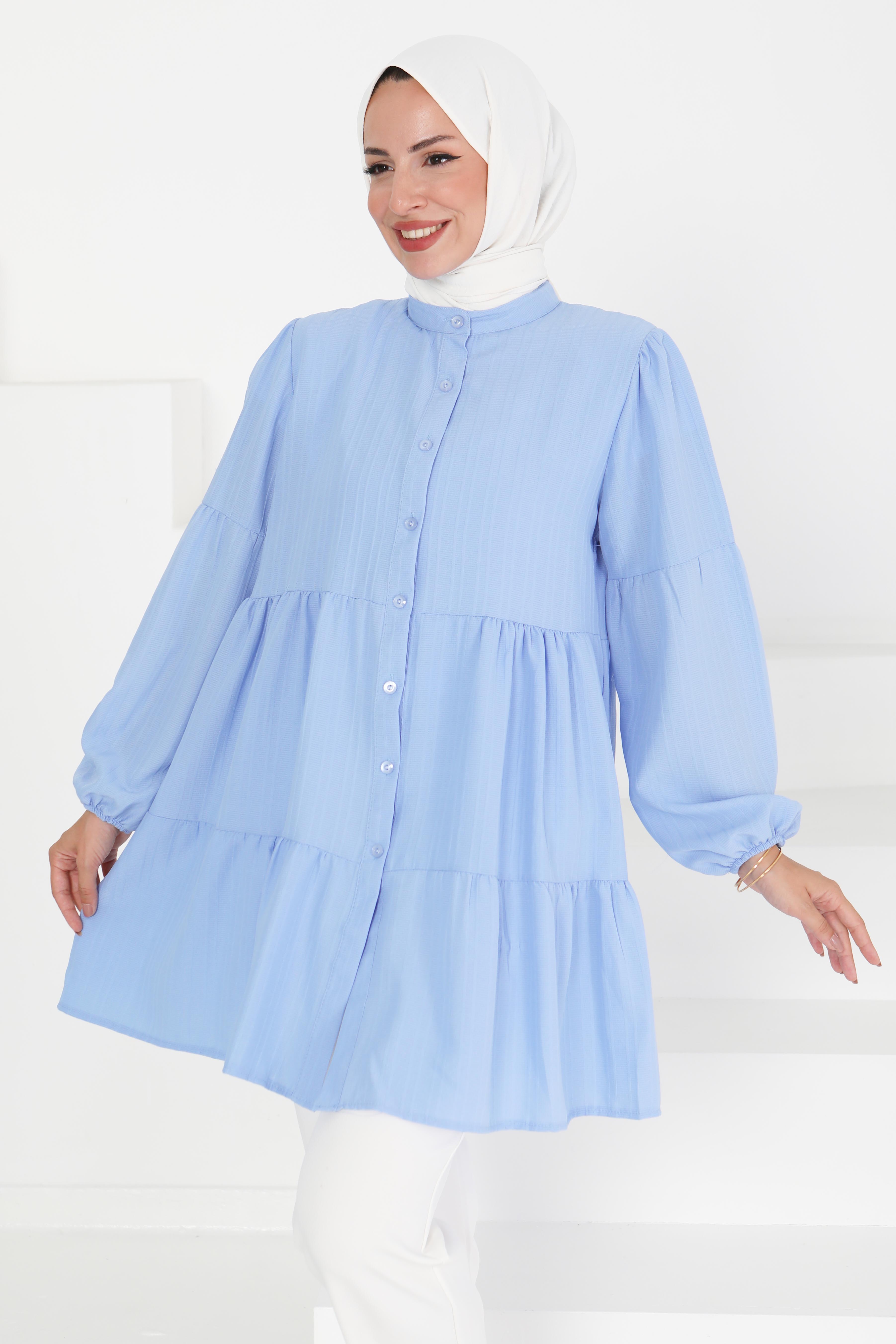 Kat Detaylı Tunik - 27433 - 4