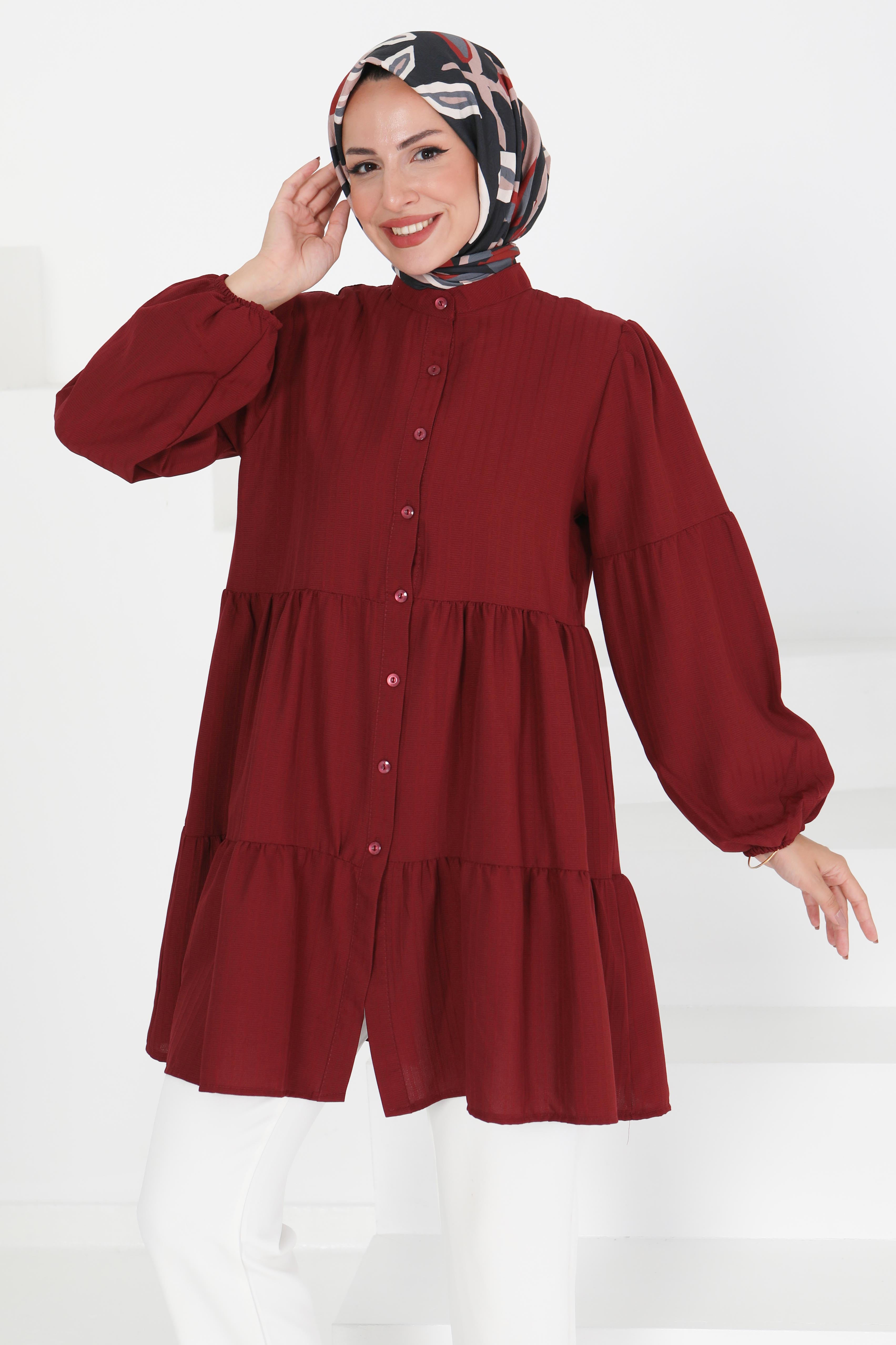 Kat Detaylı Tunik - 27433 - 3