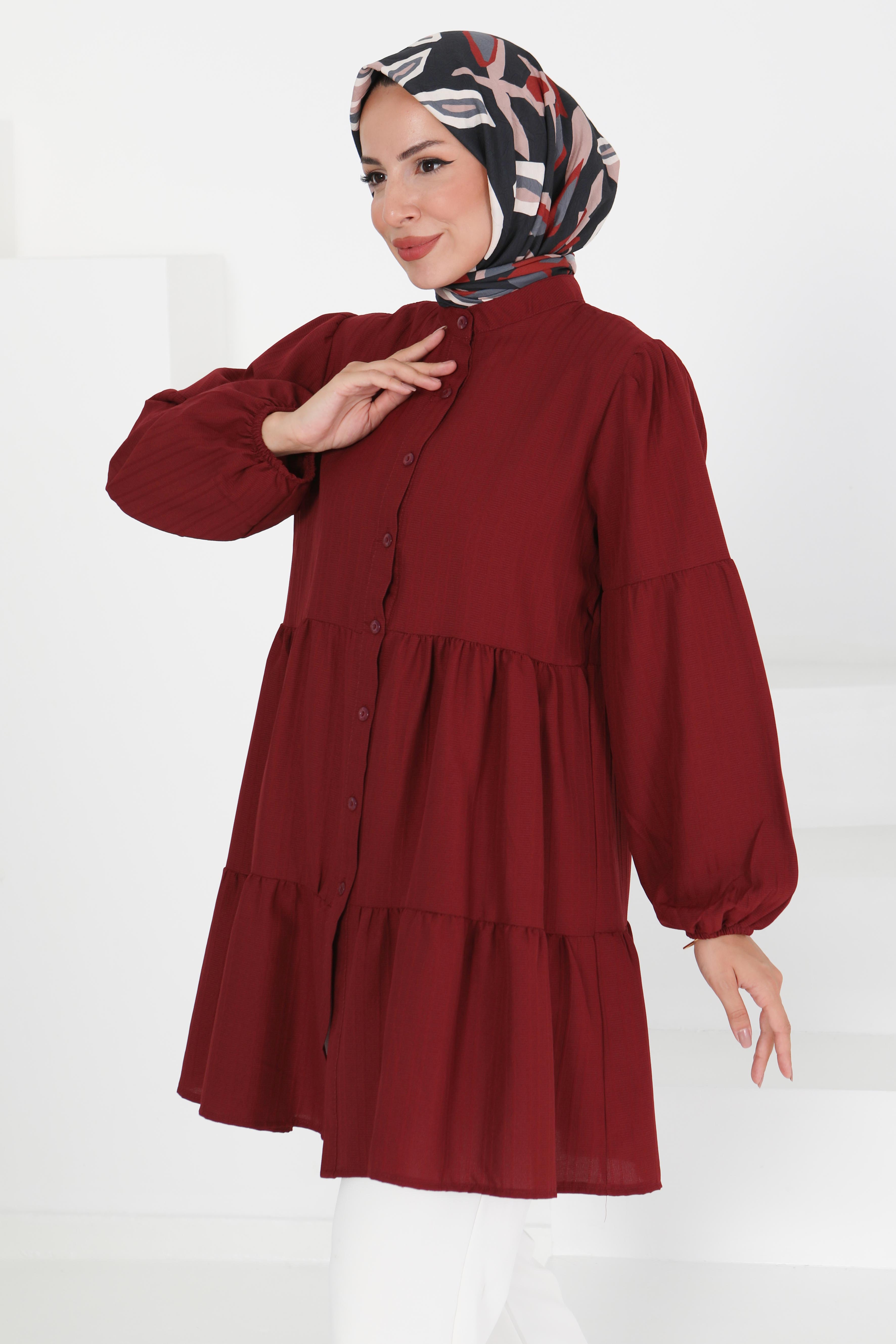 Kat Detaylı Tunik - 27433 - 4