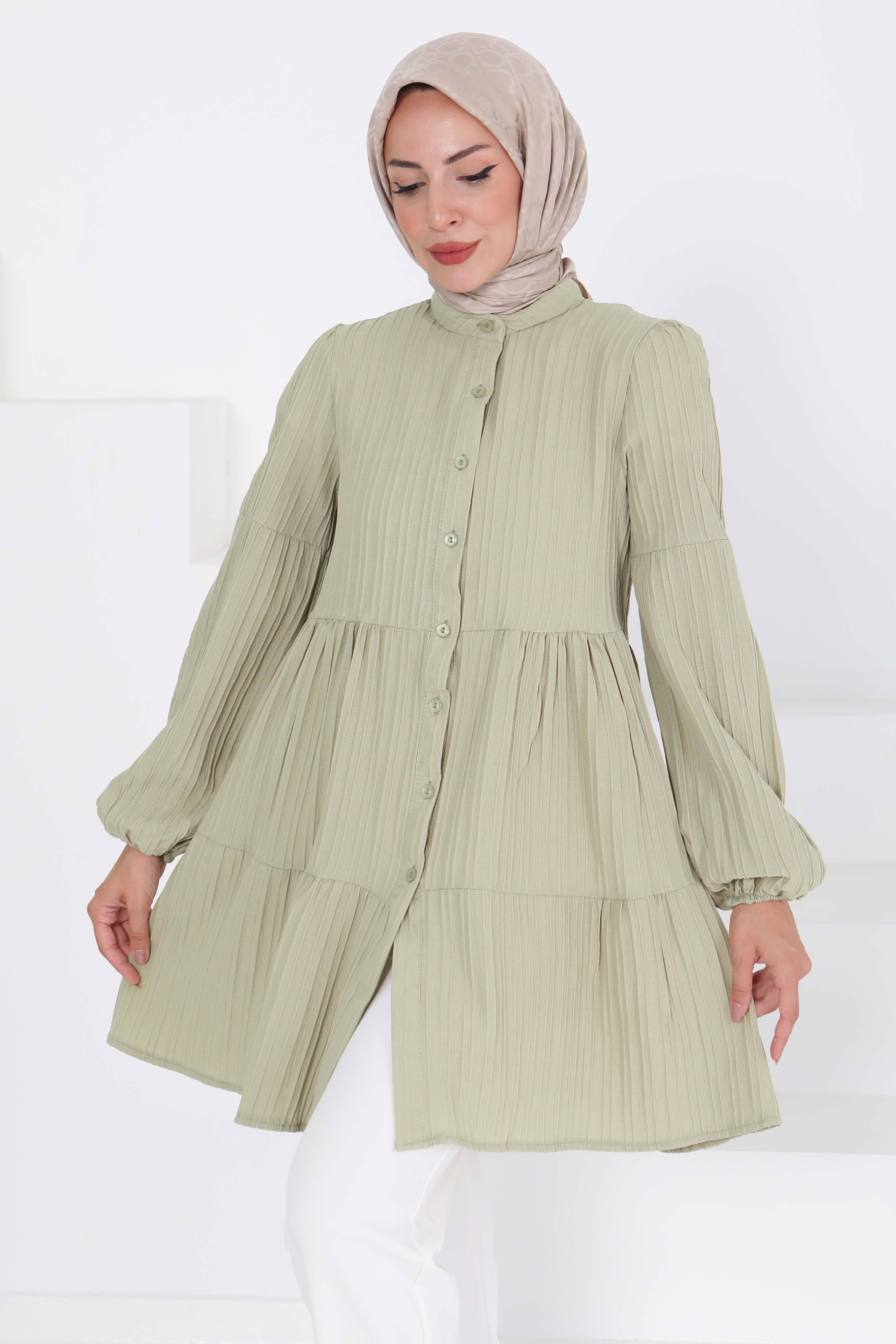 Kat Detaylı Tunik - 27433 - 2