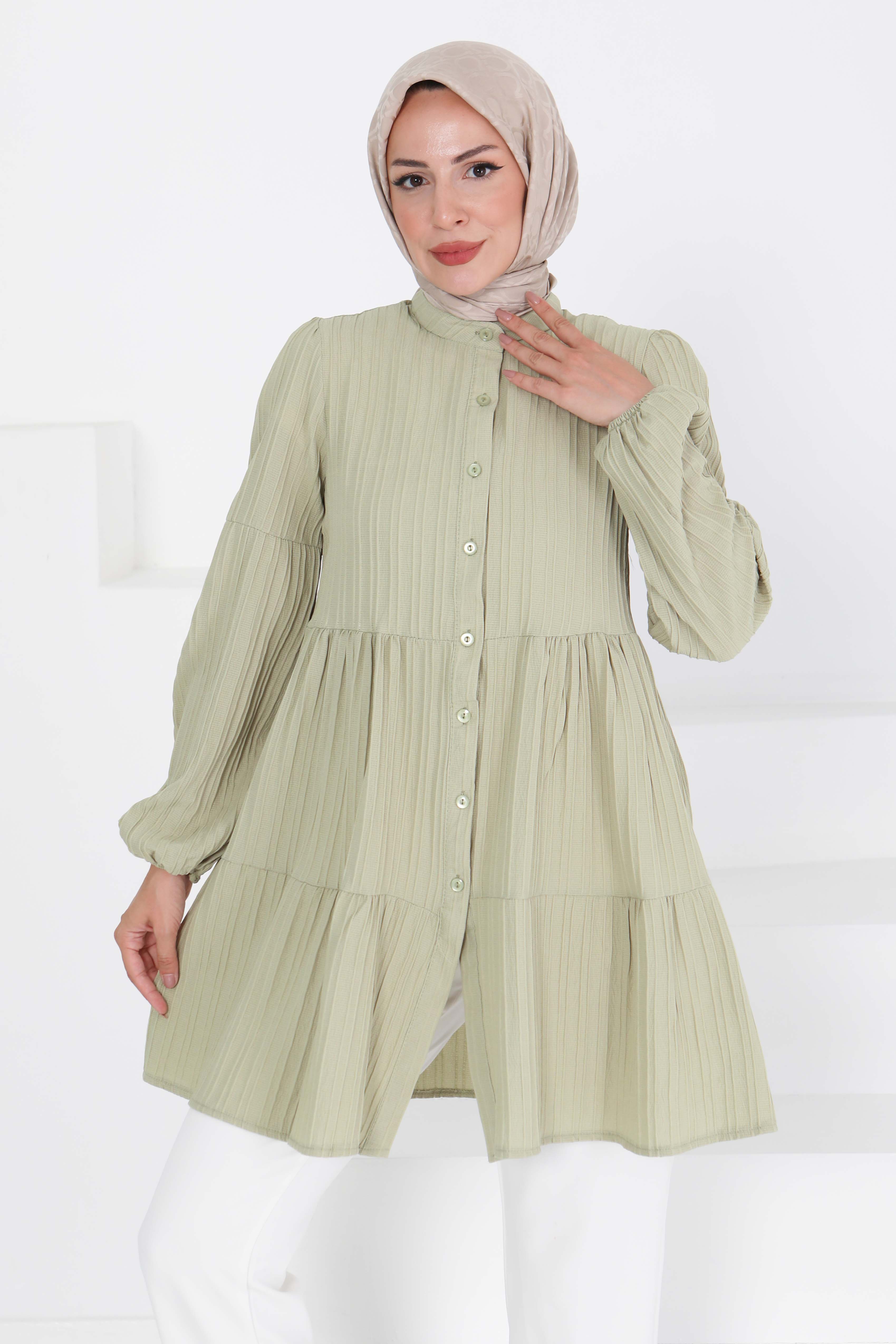 Kat Detaylı Tunik - 27433 - 3