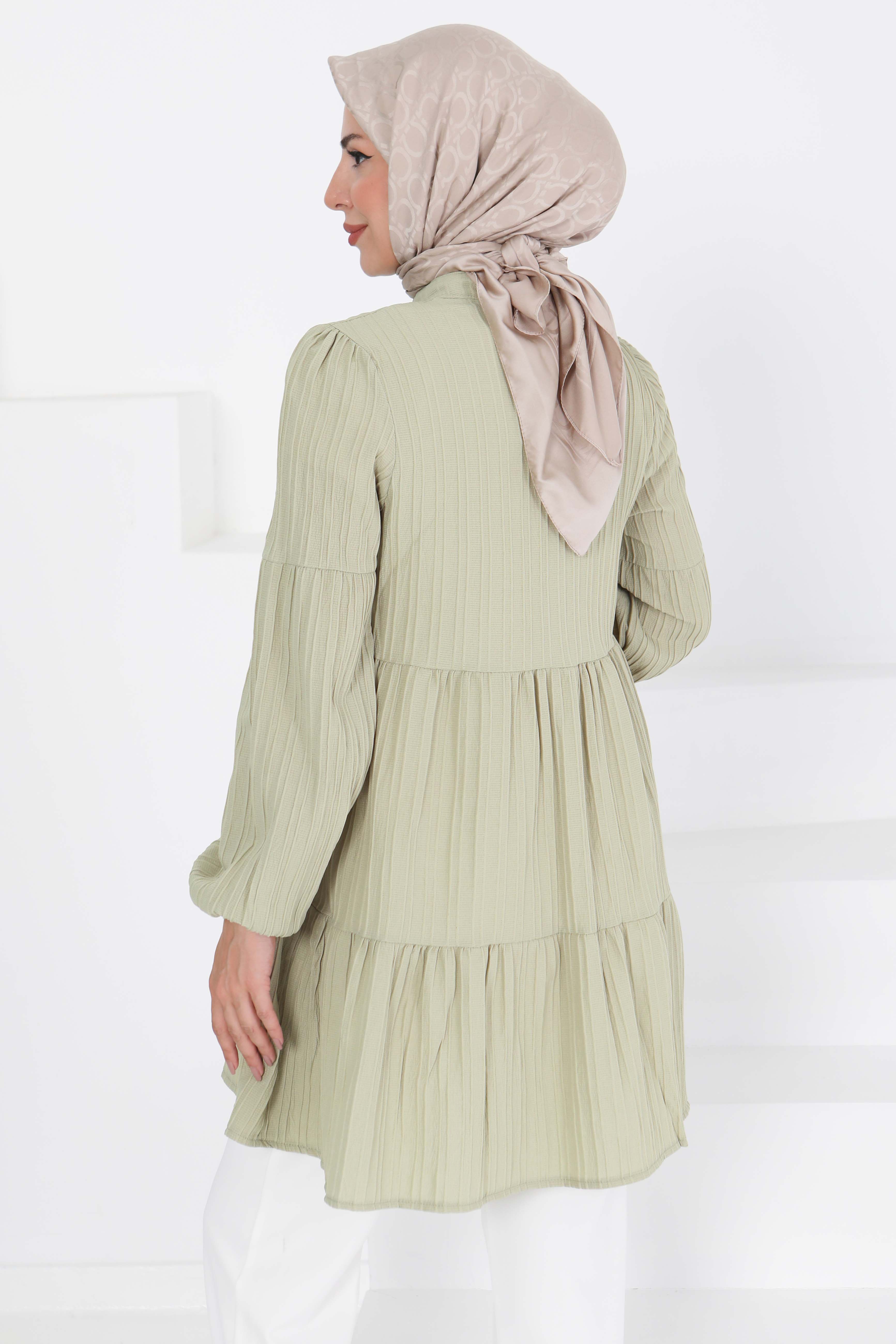 Kat Detaylı Tunik - 27433 - 5