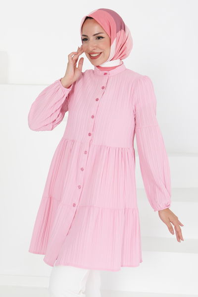 Kat Detaylı Tunik - 27433 