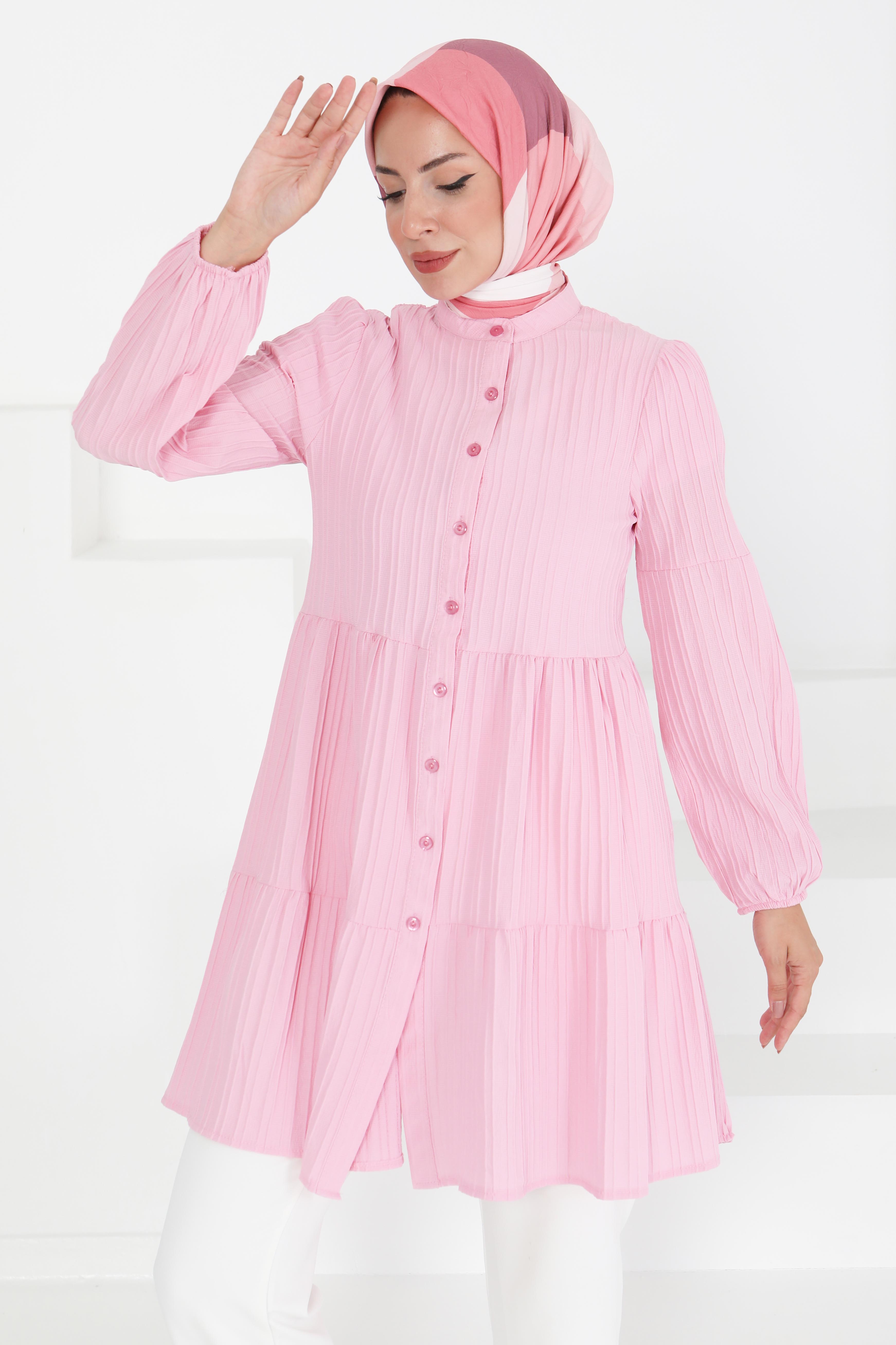 Kat Detaylı Tunik - 27433 - 3