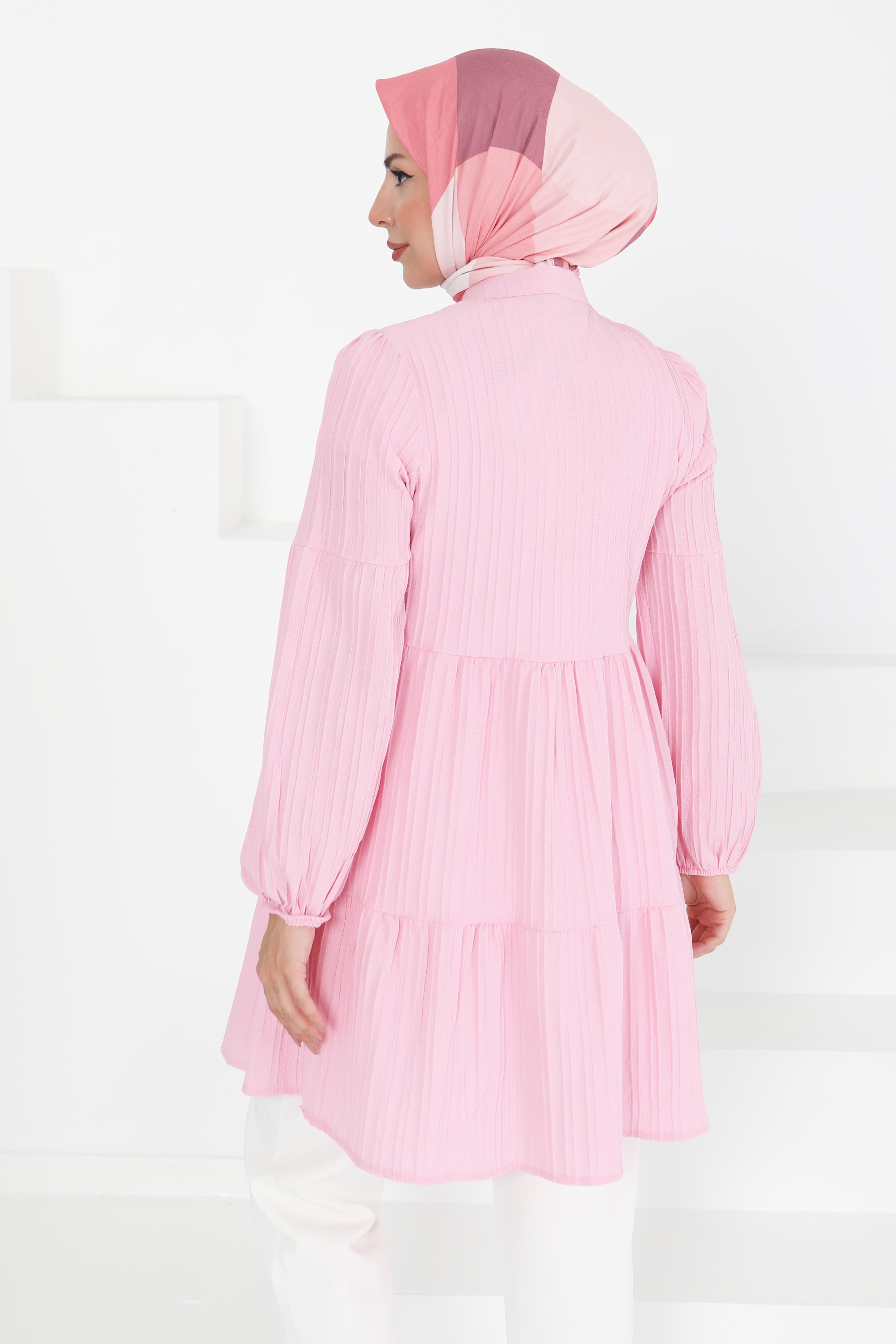 Kat Detaylı Tunik - 27433 - 6