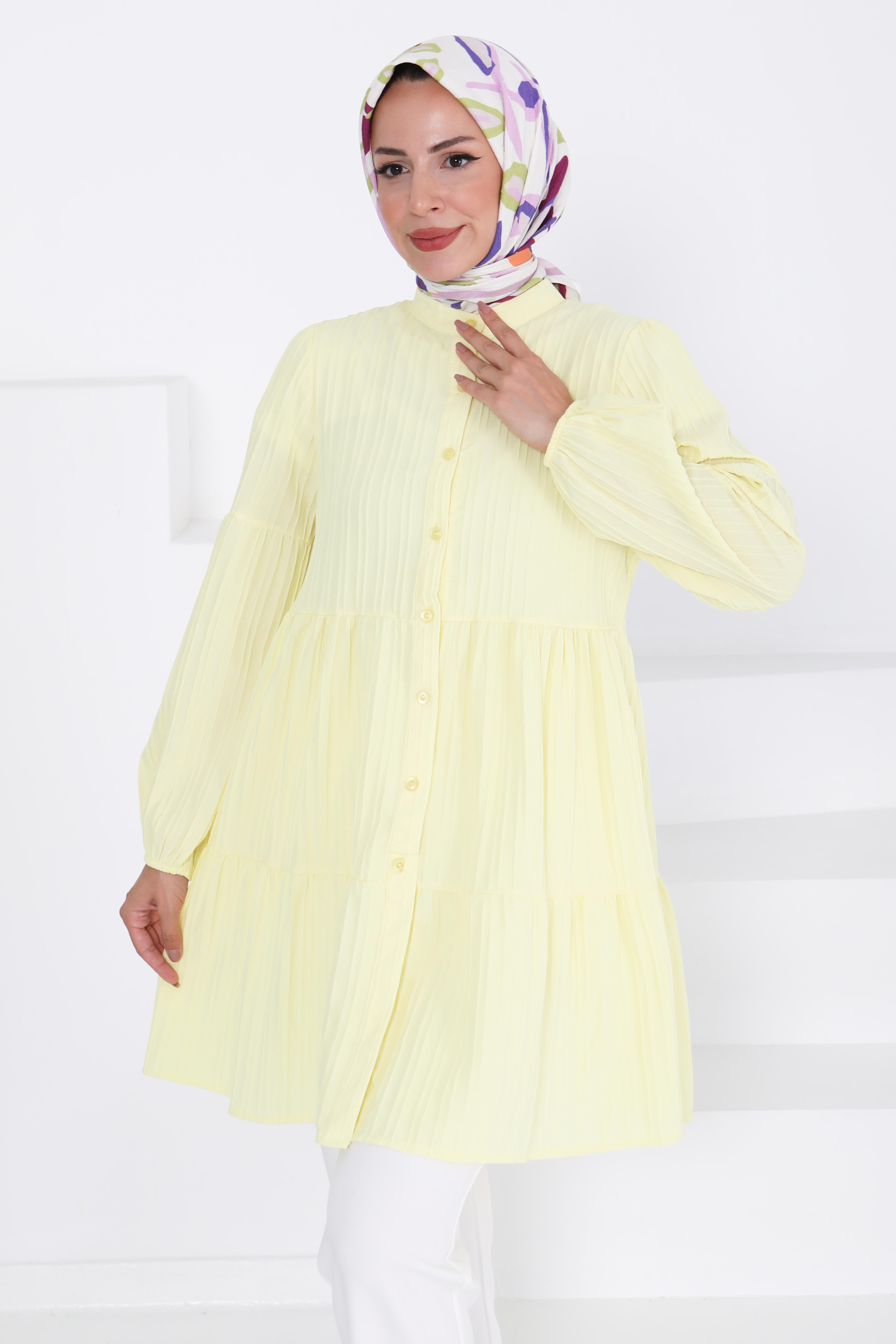 Kat Detaylı Tunik - 27433 - 2