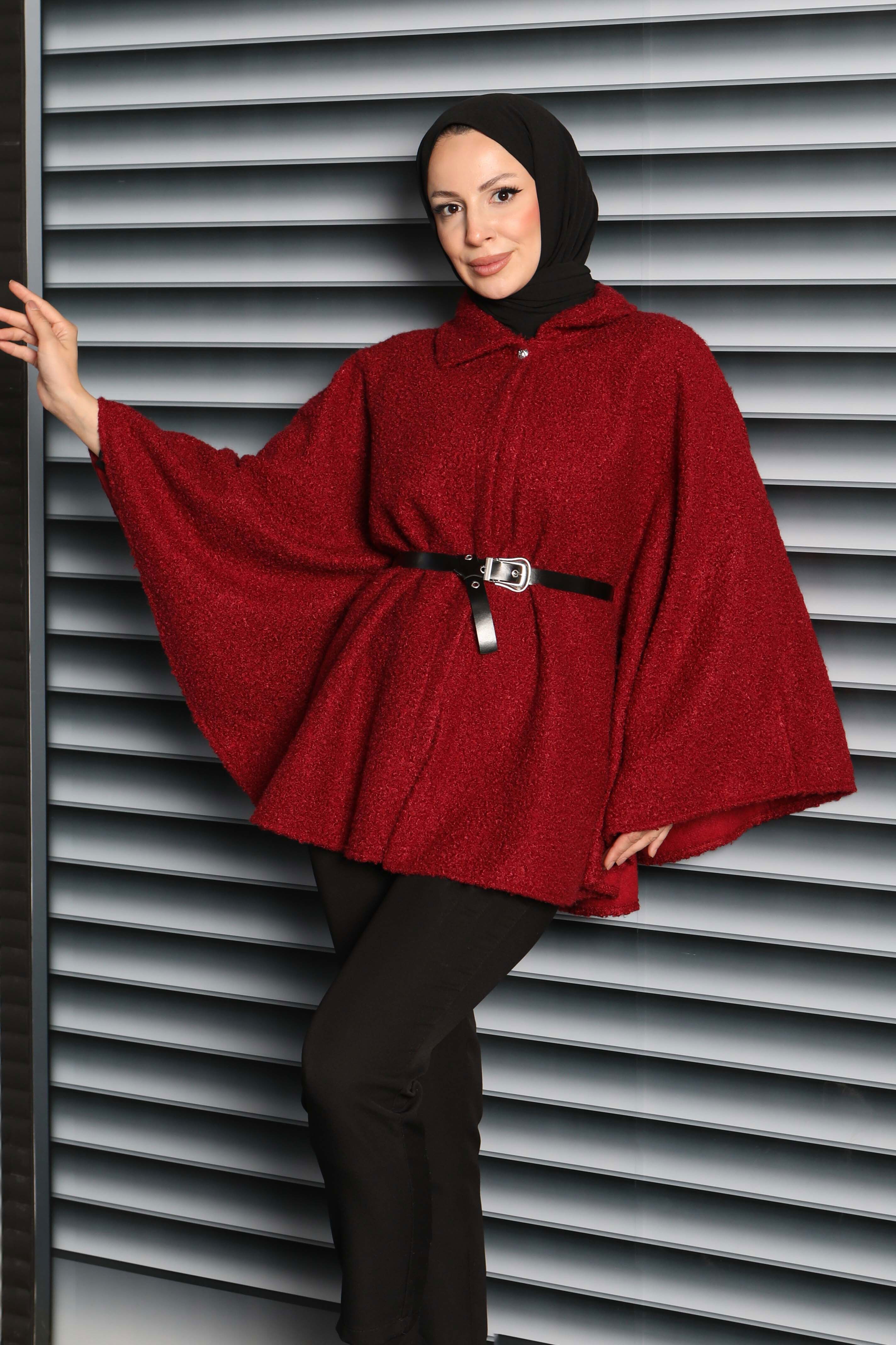 Kemerli Buklet Panço - 27823-BORDO - 2