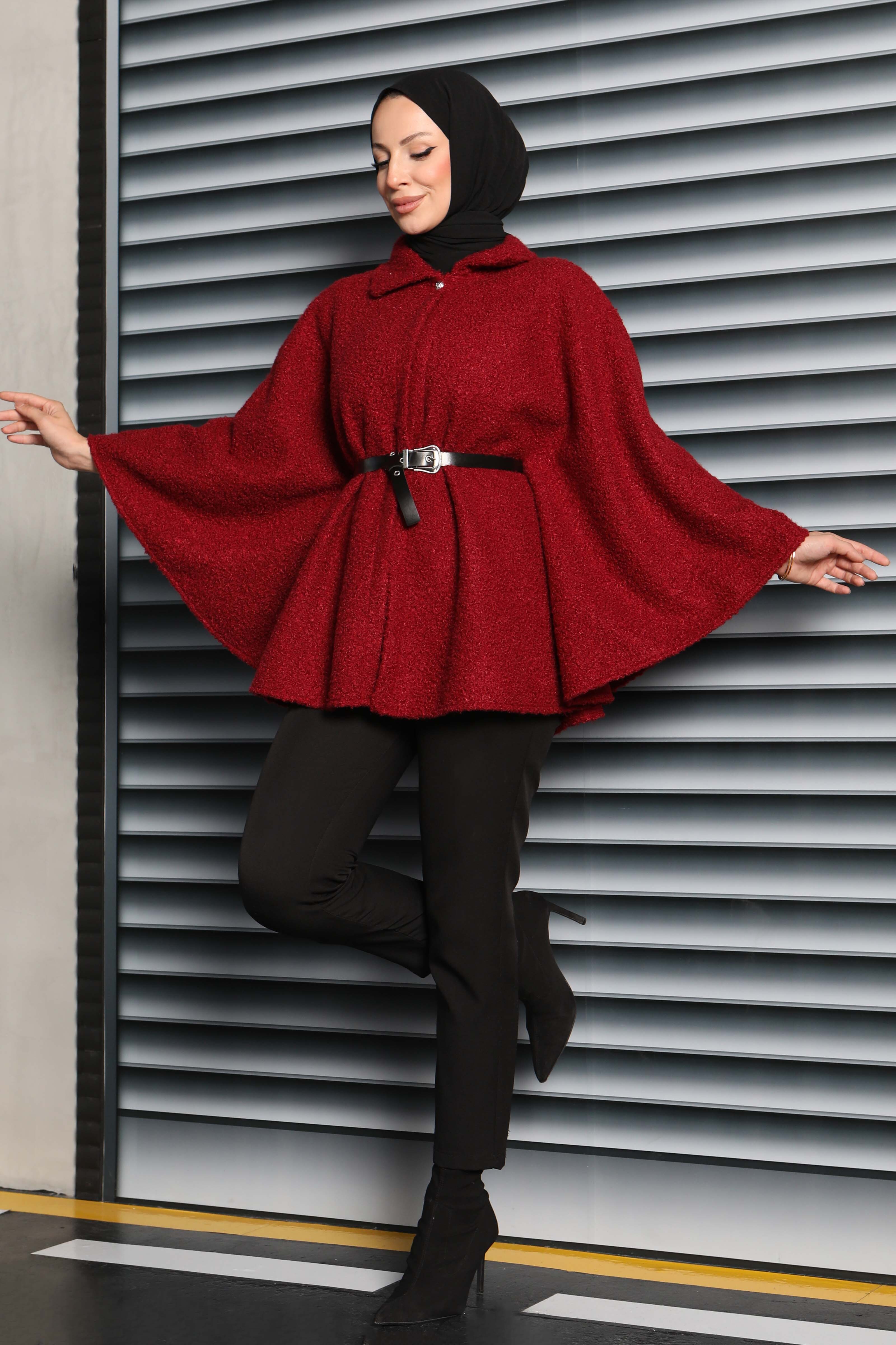 Kemerli Buklet Panço - 27823-BORDO - 1