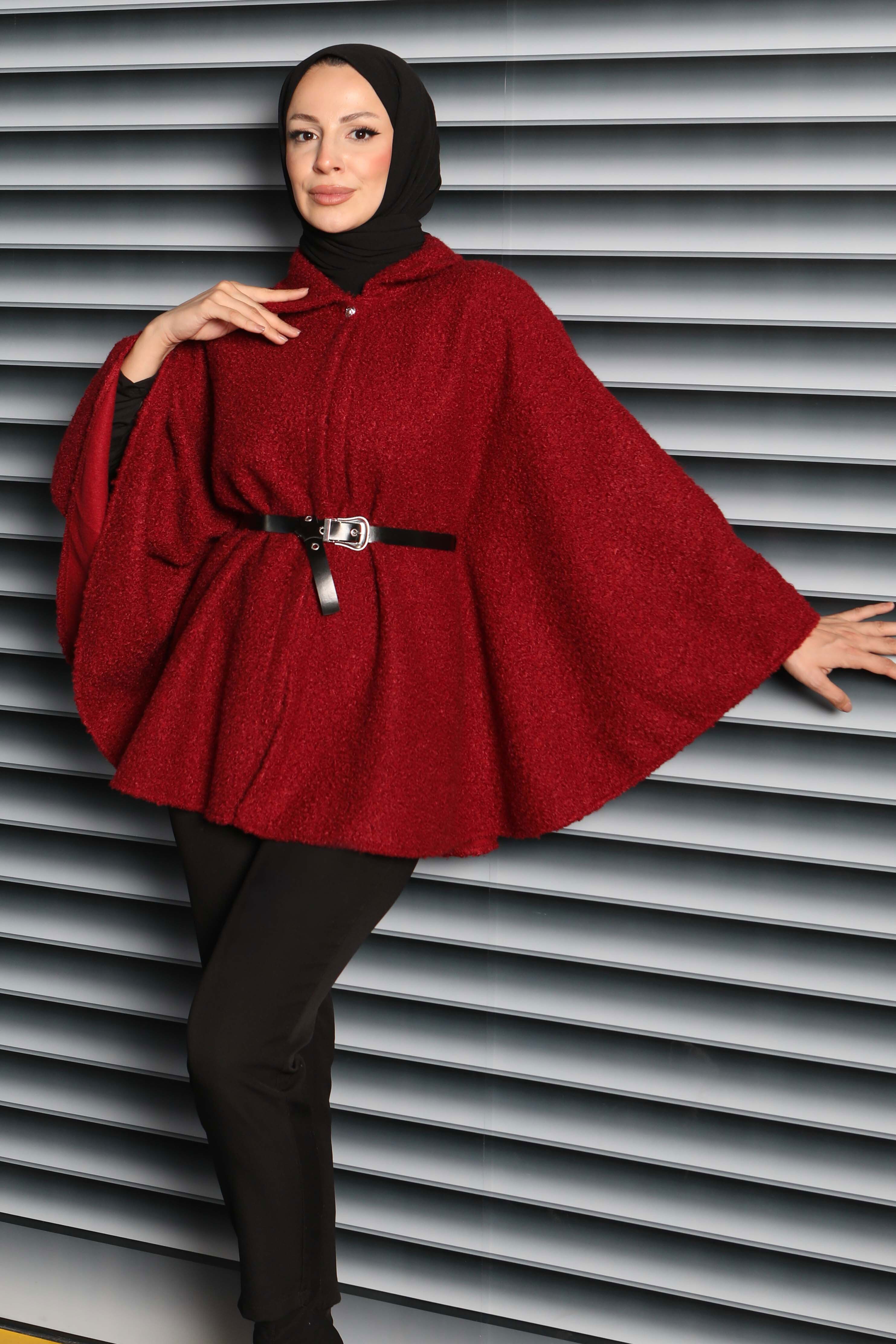 Kemerli Buklet Panço - 27823-BORDO - 4