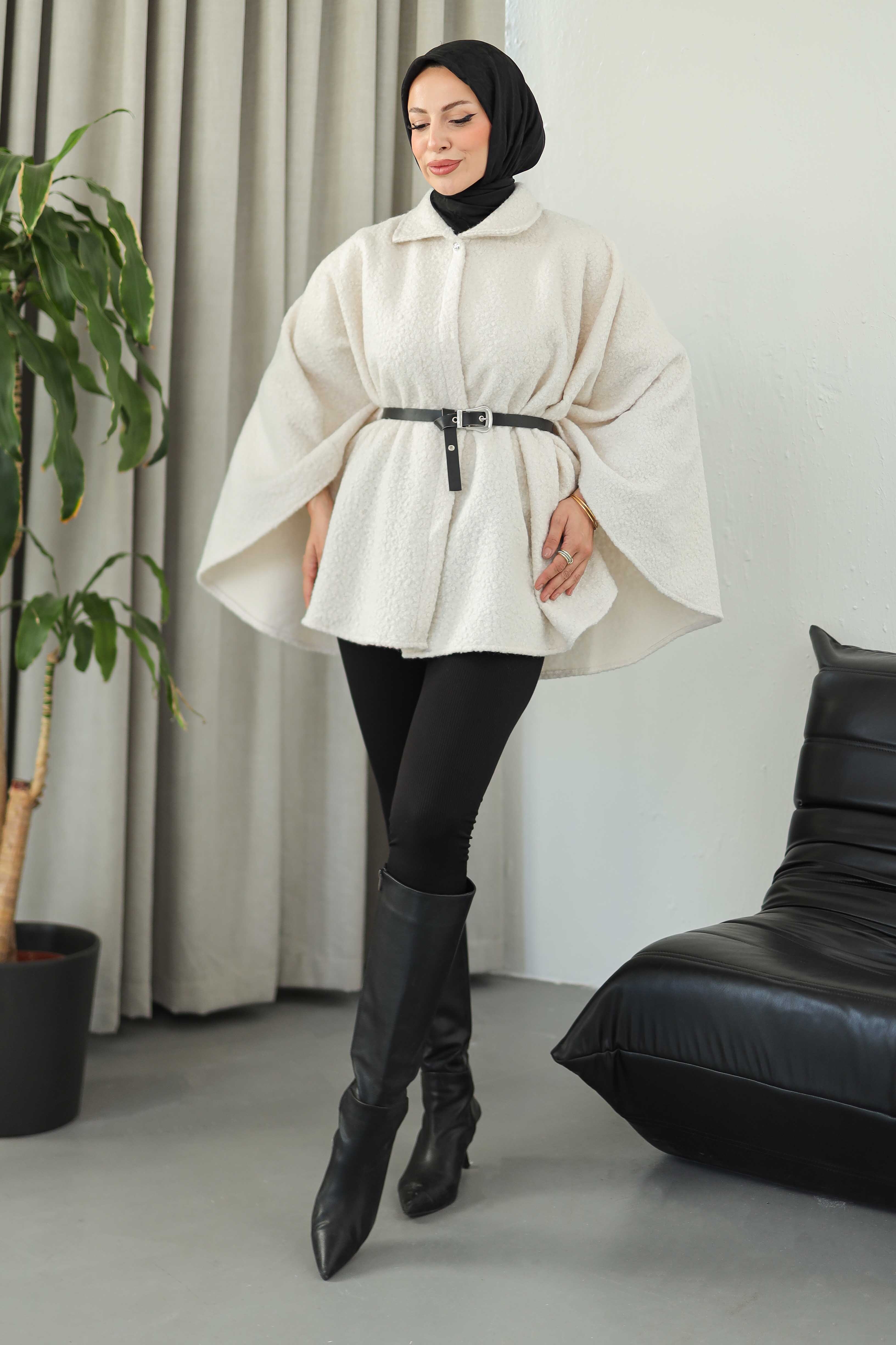 Kemerli Buklet Panço - 27823-EKRU - 1