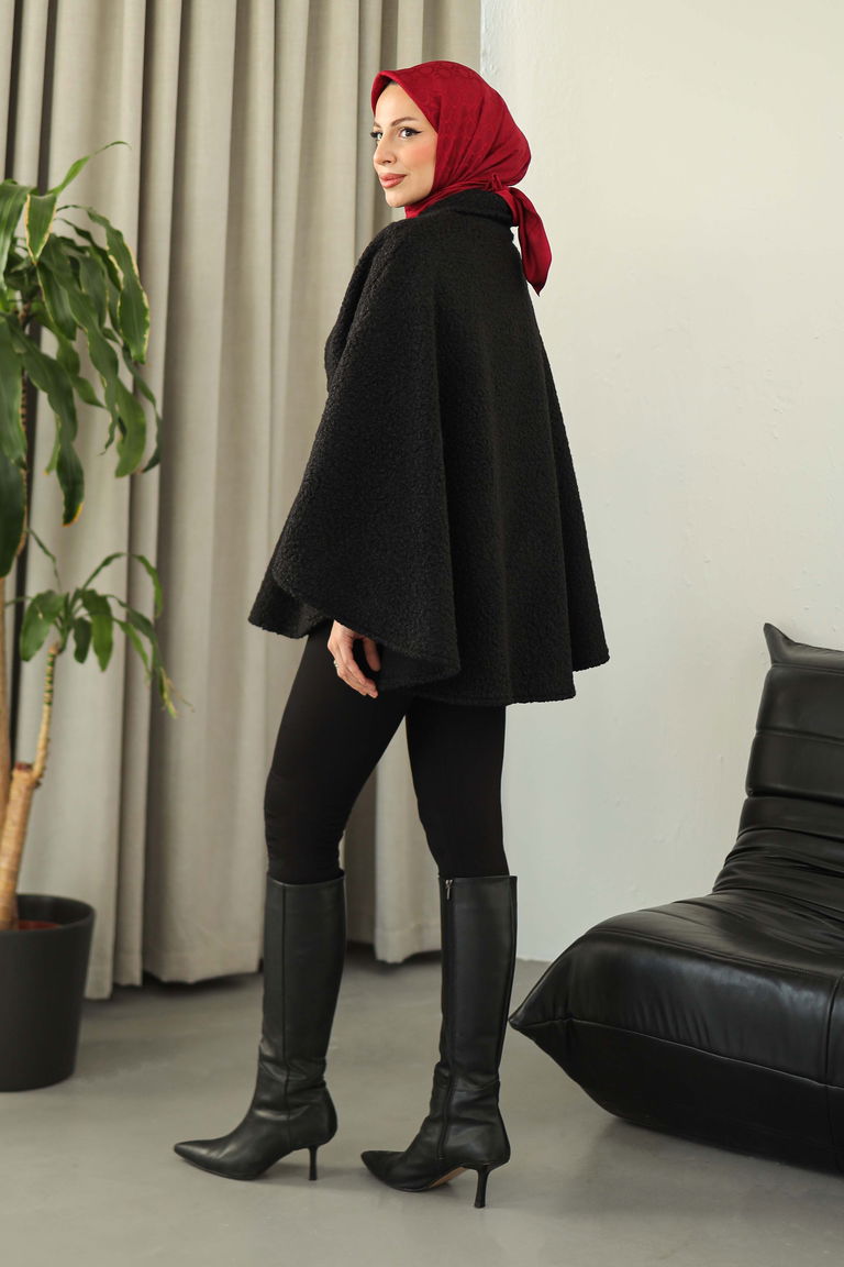 Kemerli Buklet Panço - 27823-SIYAH - TOFİSA