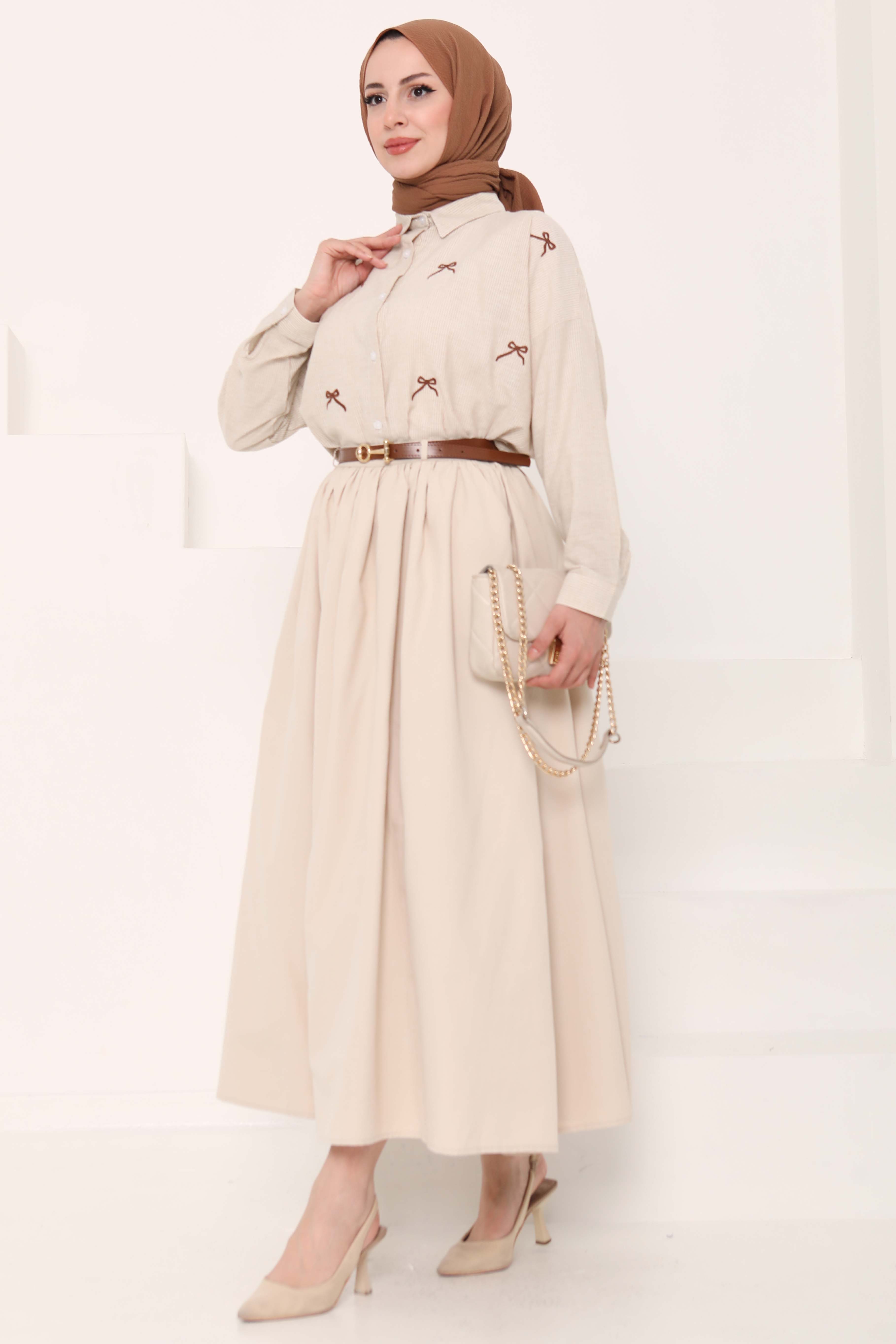 Kemerli Etek - 27014 - 3