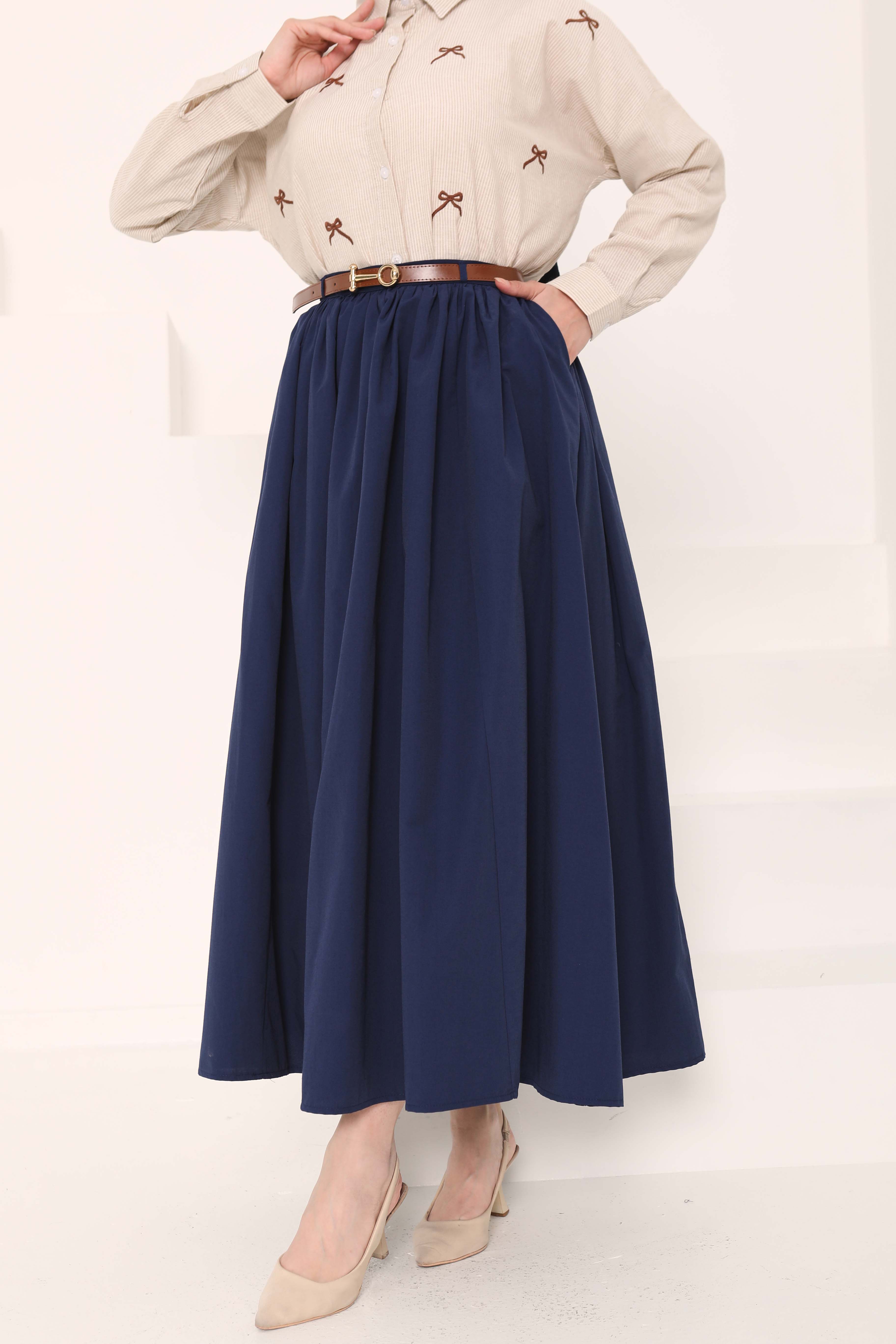 Kemerli Etek - 27014 - 6