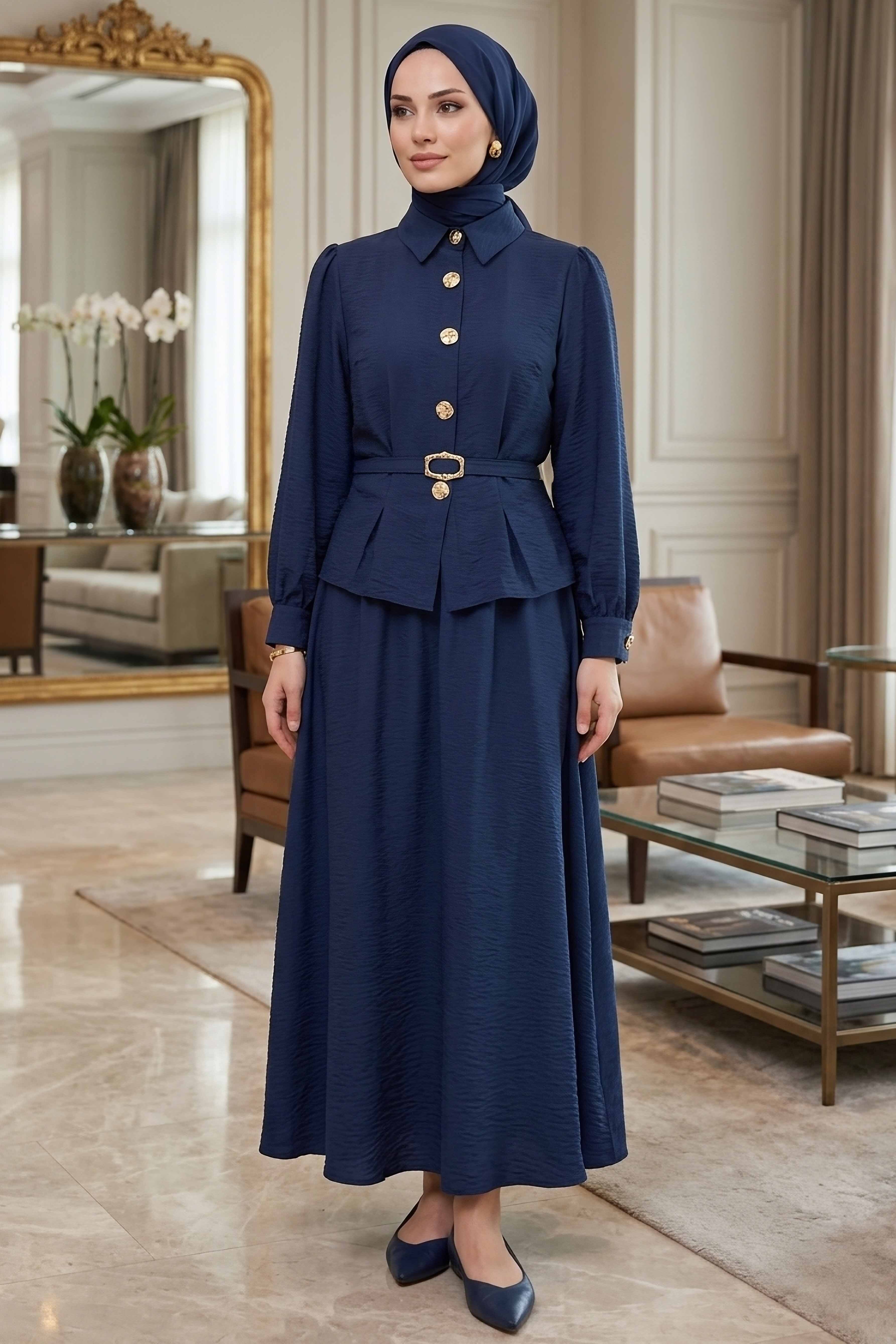 Kemerli Paraşüt Takım - 28394-LACIVERT - 3