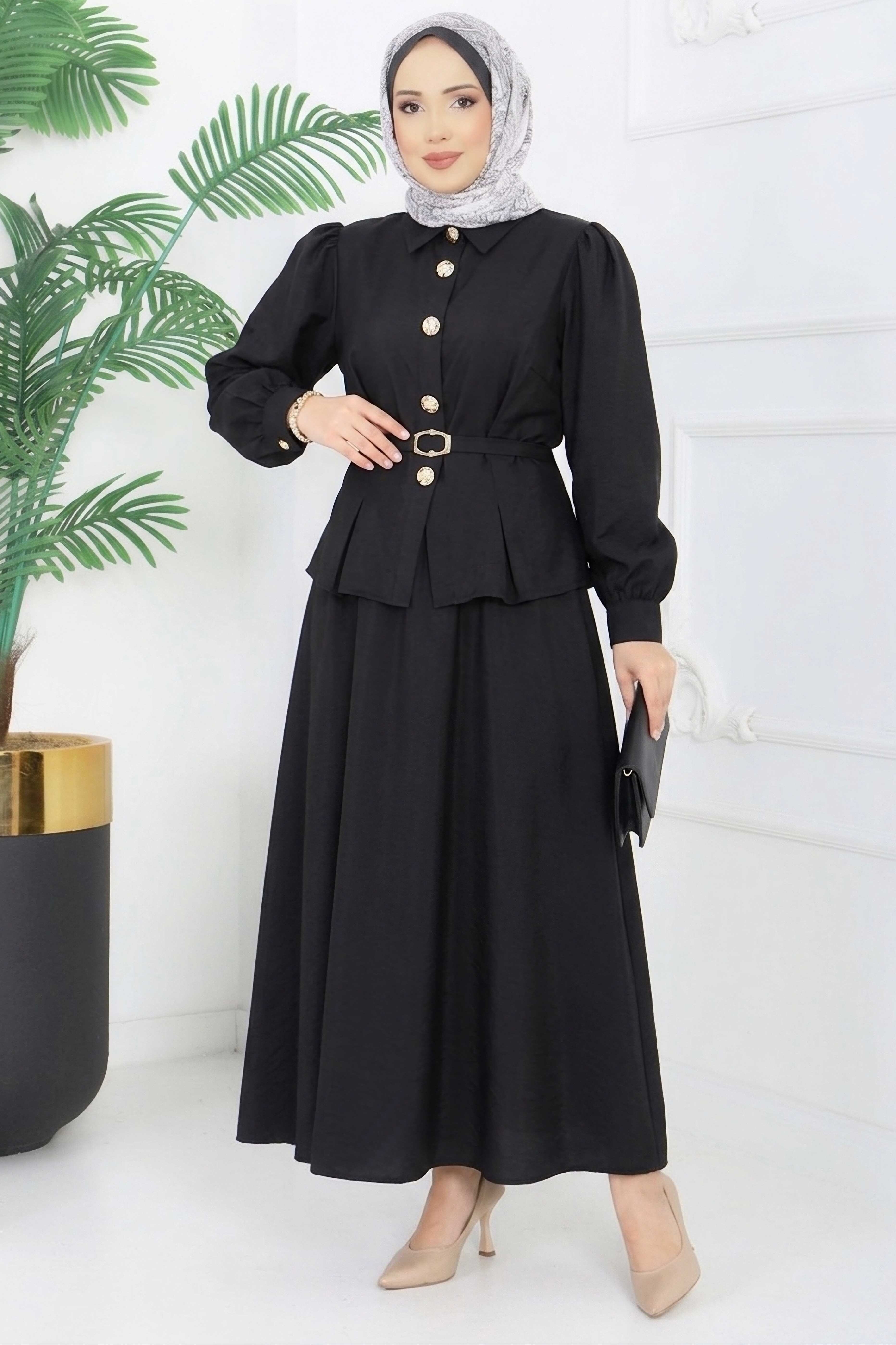 Kemerli Paraşüt Takım - 28394-SIYAH - 1