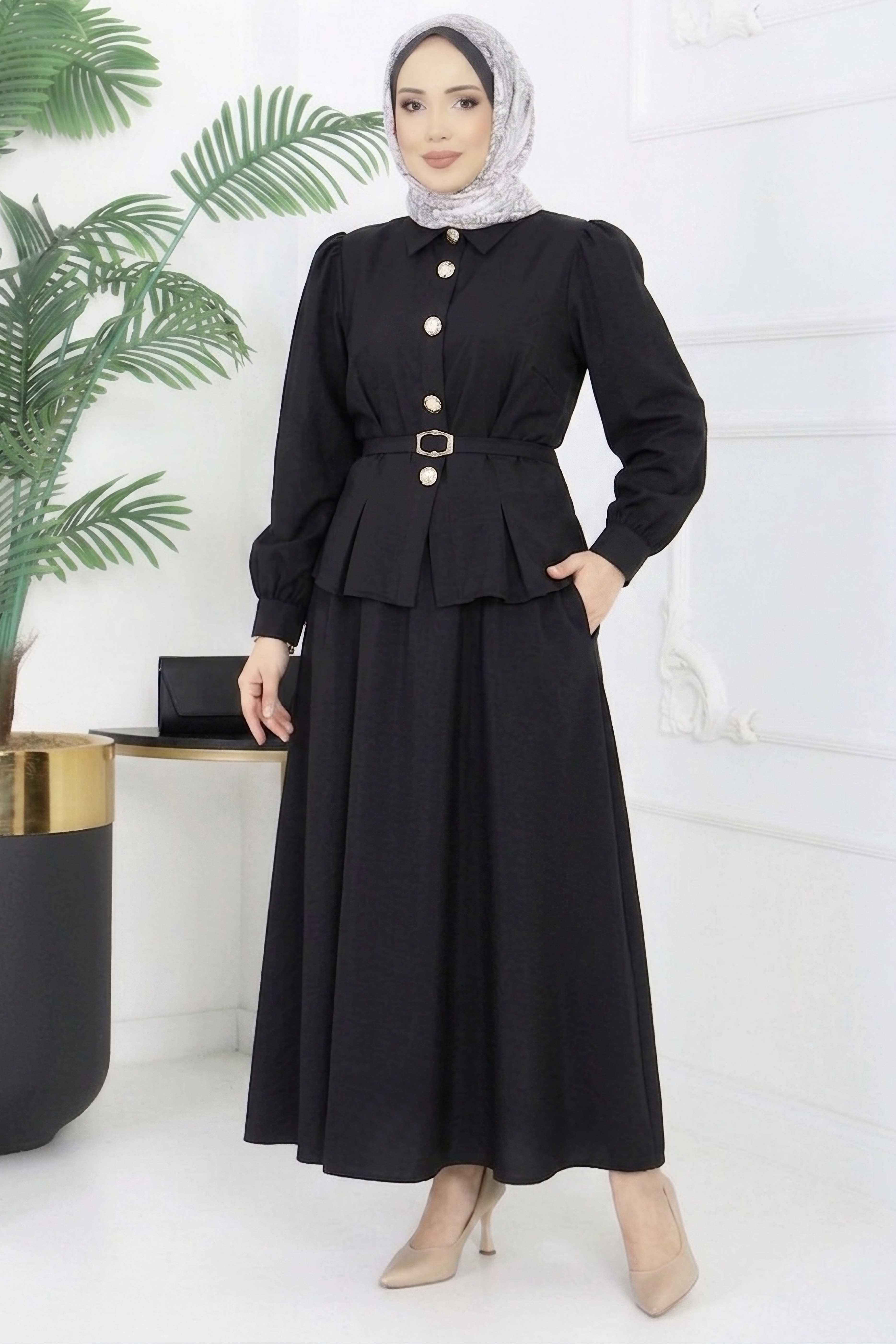 Kemerli Paraşüt Takım - 28394-SIYAH - 2