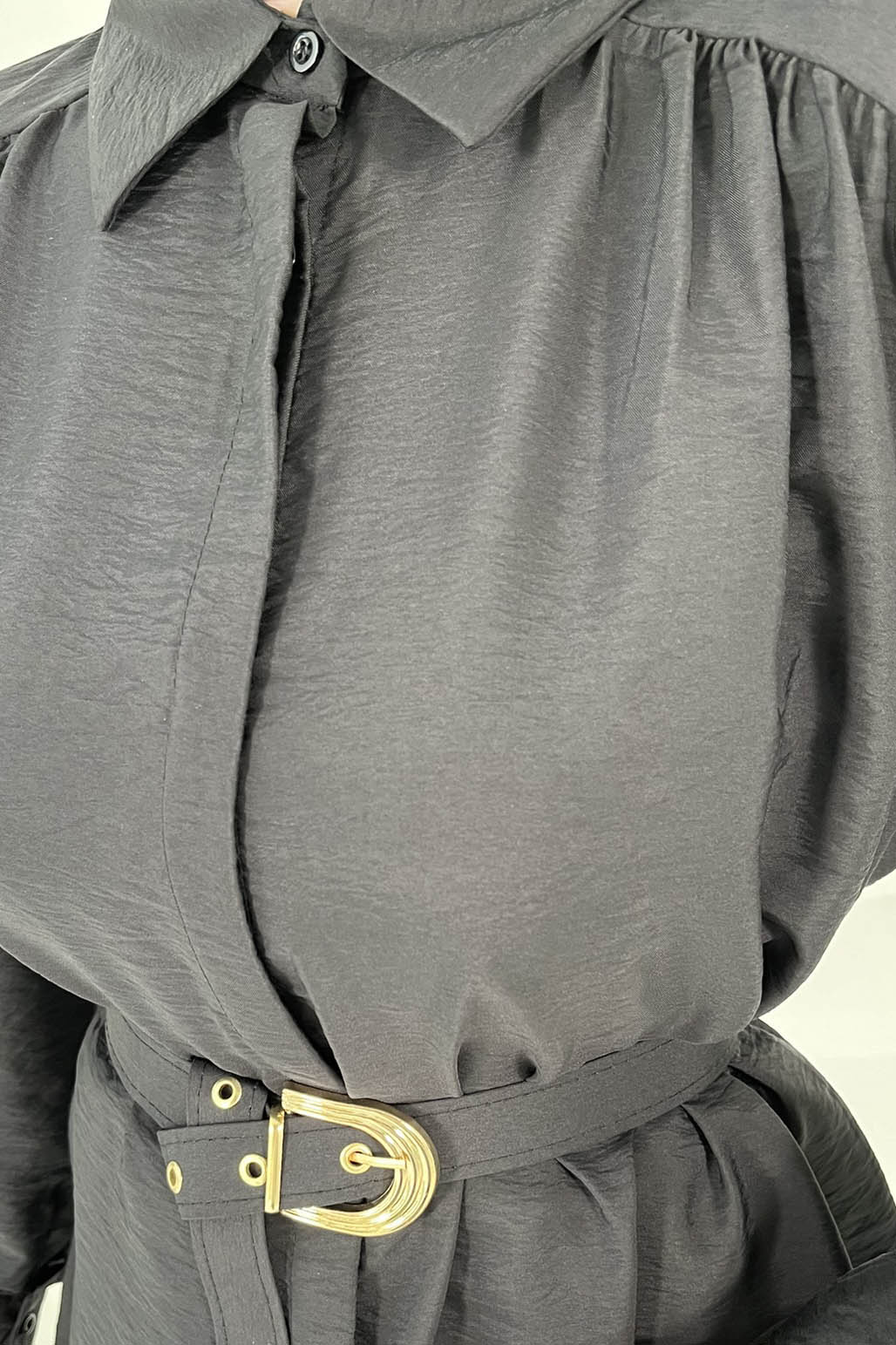 Kemerli Tunik Siyah - 27002 - 5