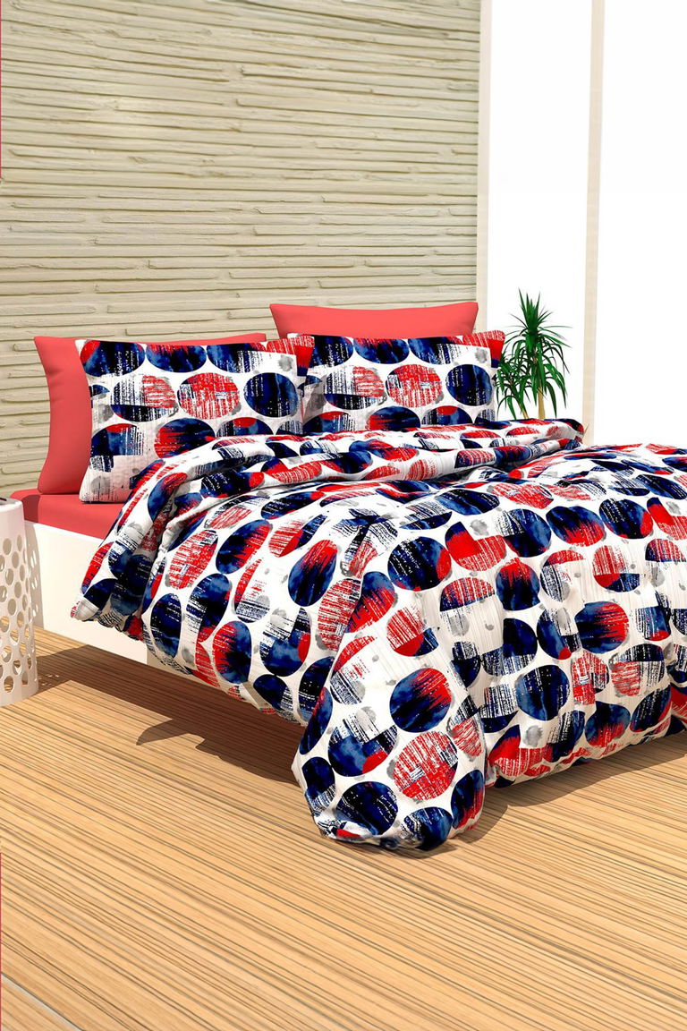 Kirmizi Tek Kişilik Nevresim Seti - 25651 - TOFİSA