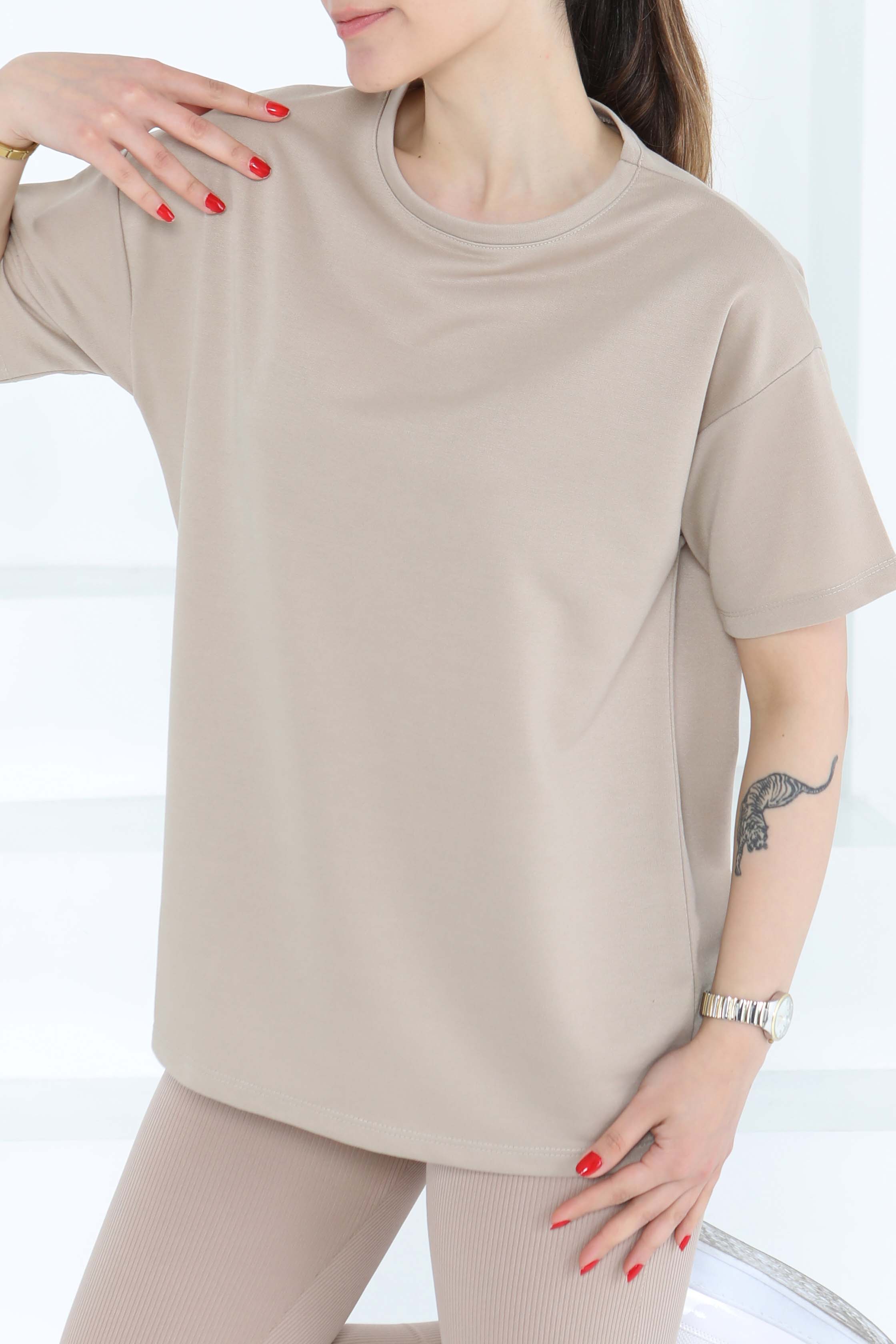 Kısa Kollu T-Şhirt - 27140 - 4