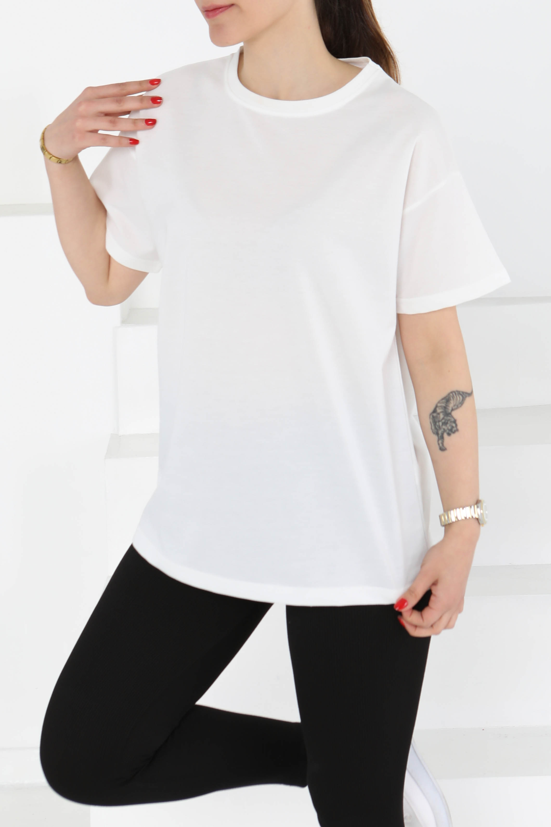 Kısa Kollu T-Şhirt - 27140 - 3