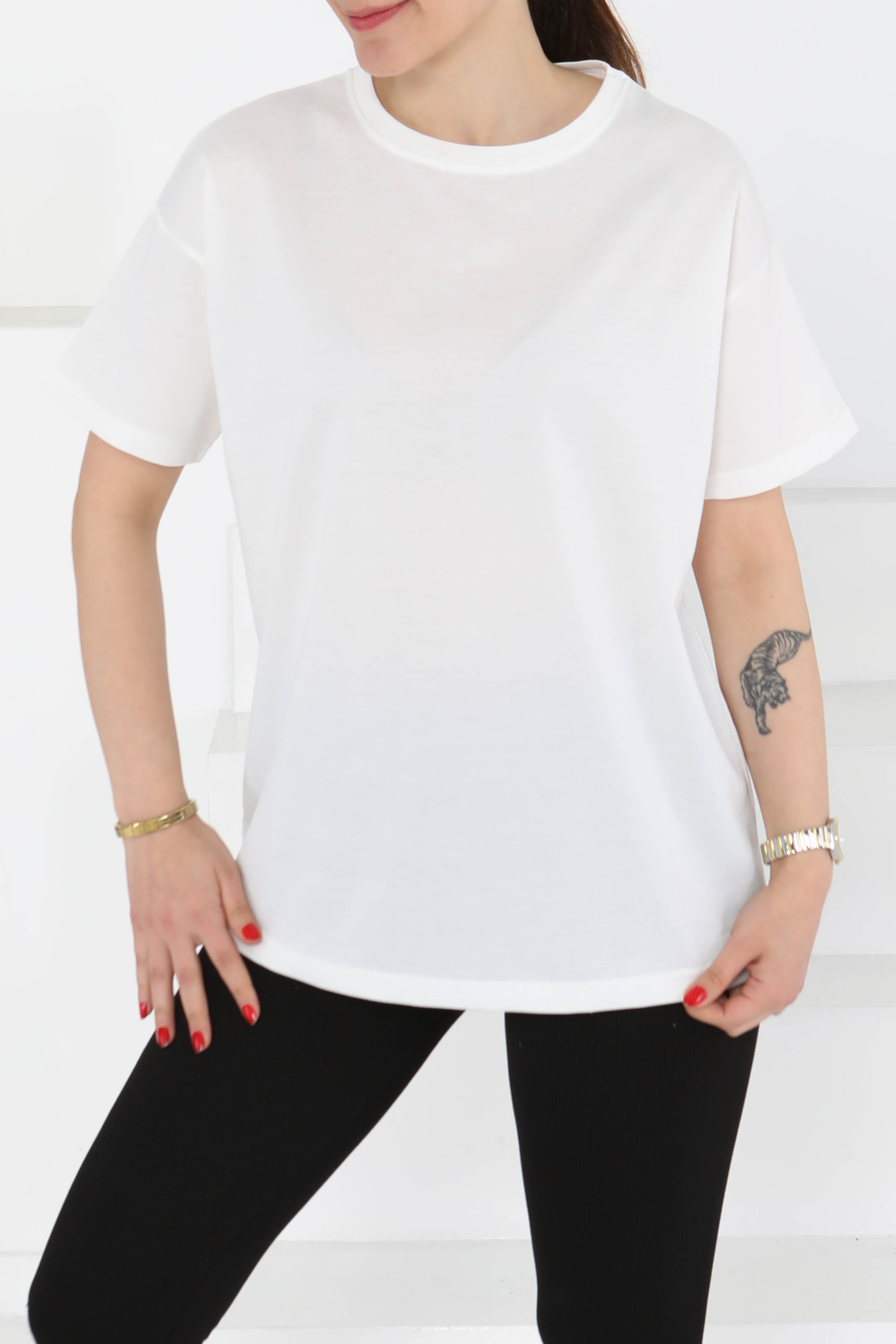 Kısa Kollu T-Şhirt - 27140 - 4