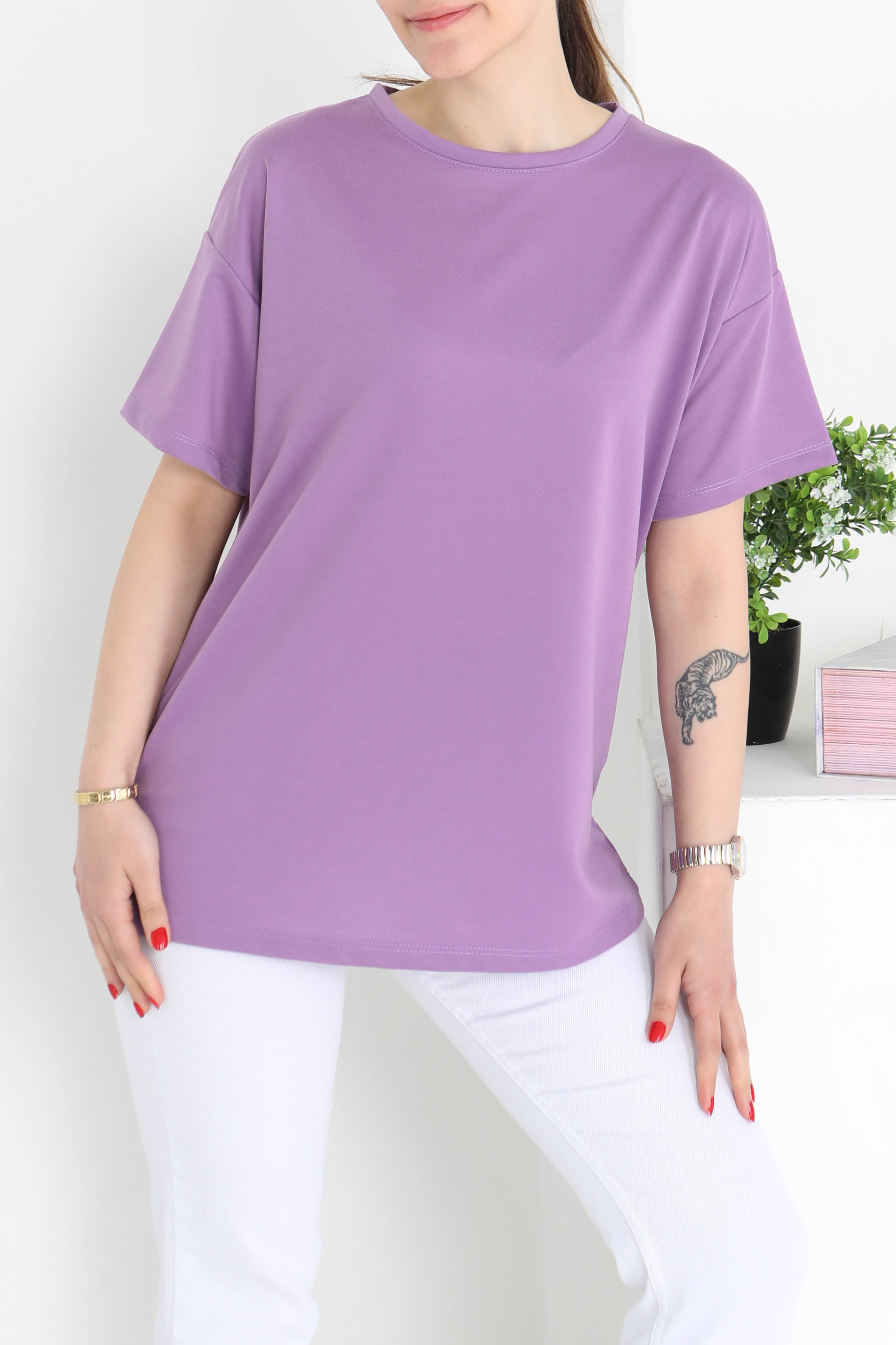 Kısa Kollu T-Şhirt - 27140 - 1