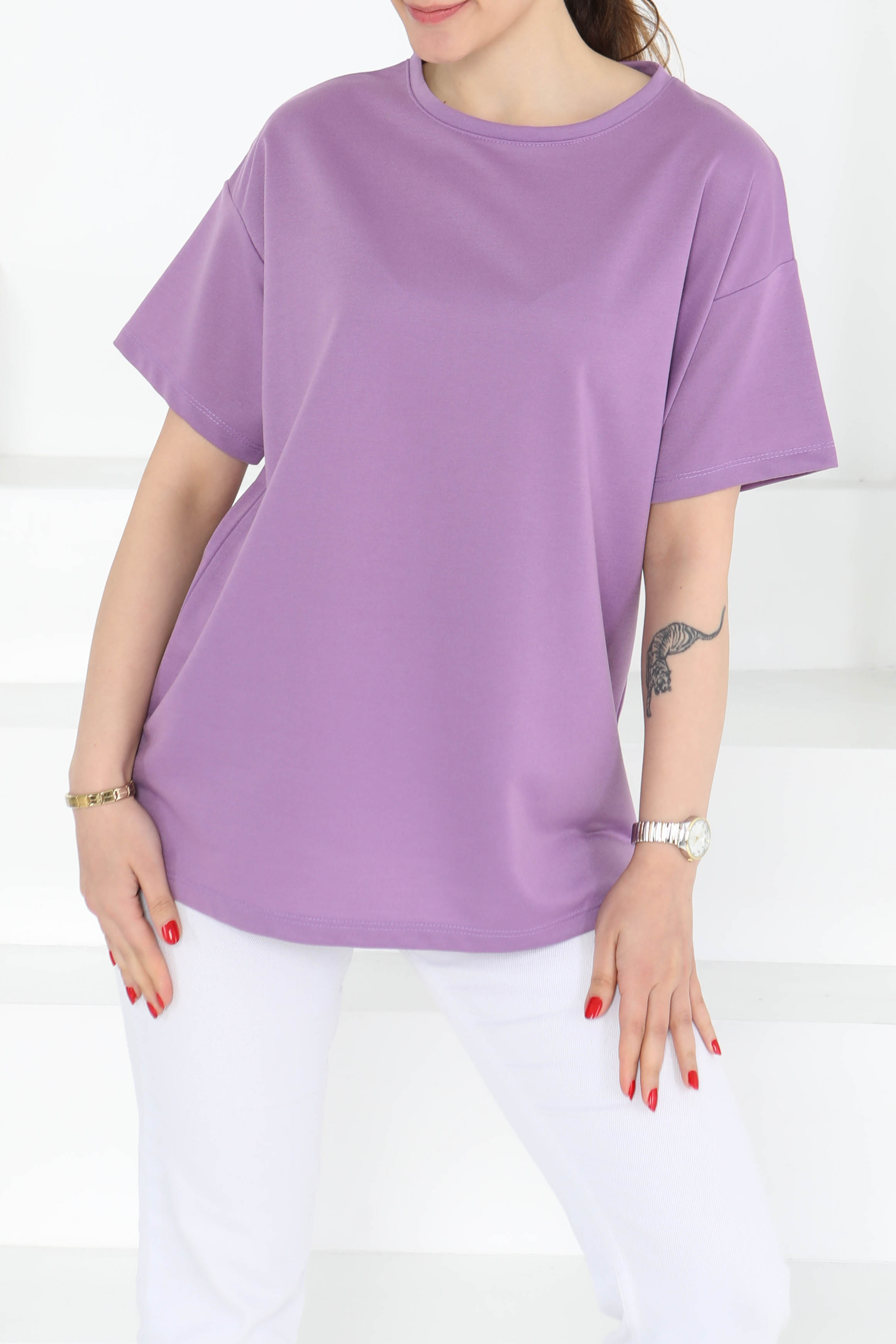 Kısa Kollu T-Şhirt - 27140 - 3