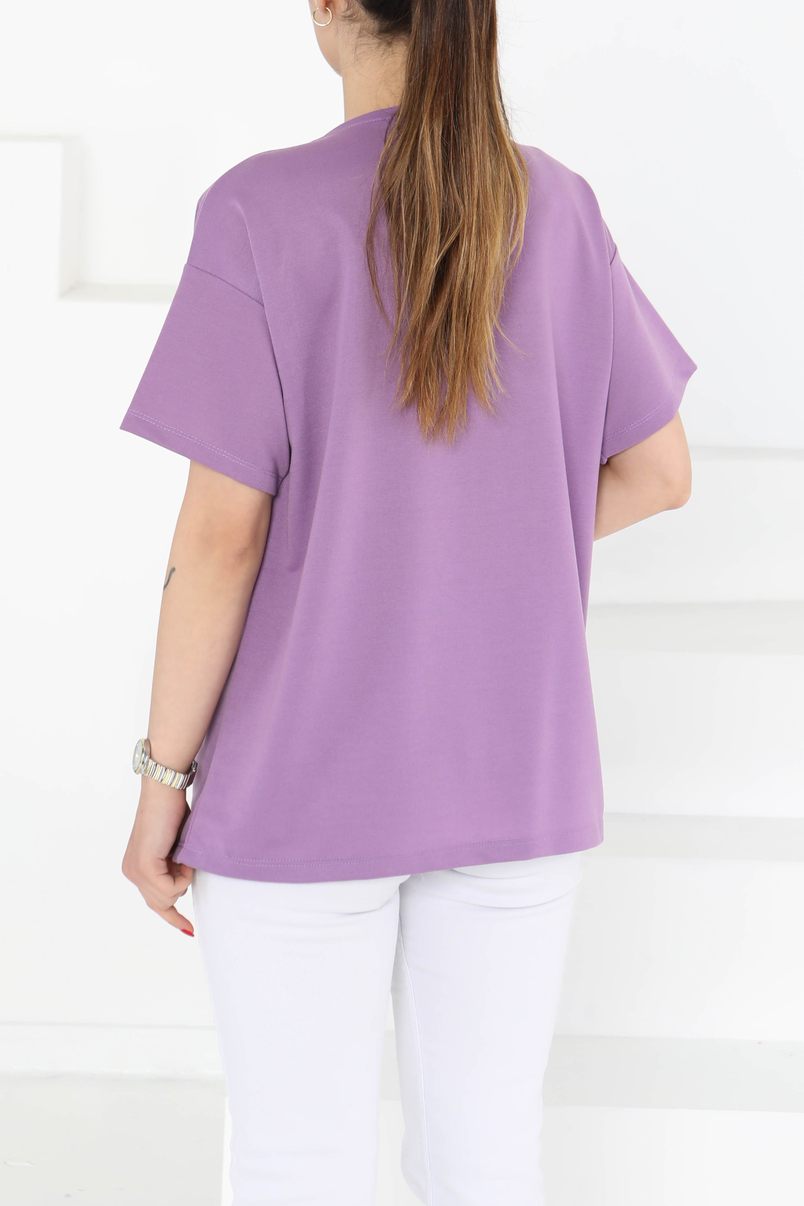 Kısa Kollu T-Şhirt - 27140 - 4