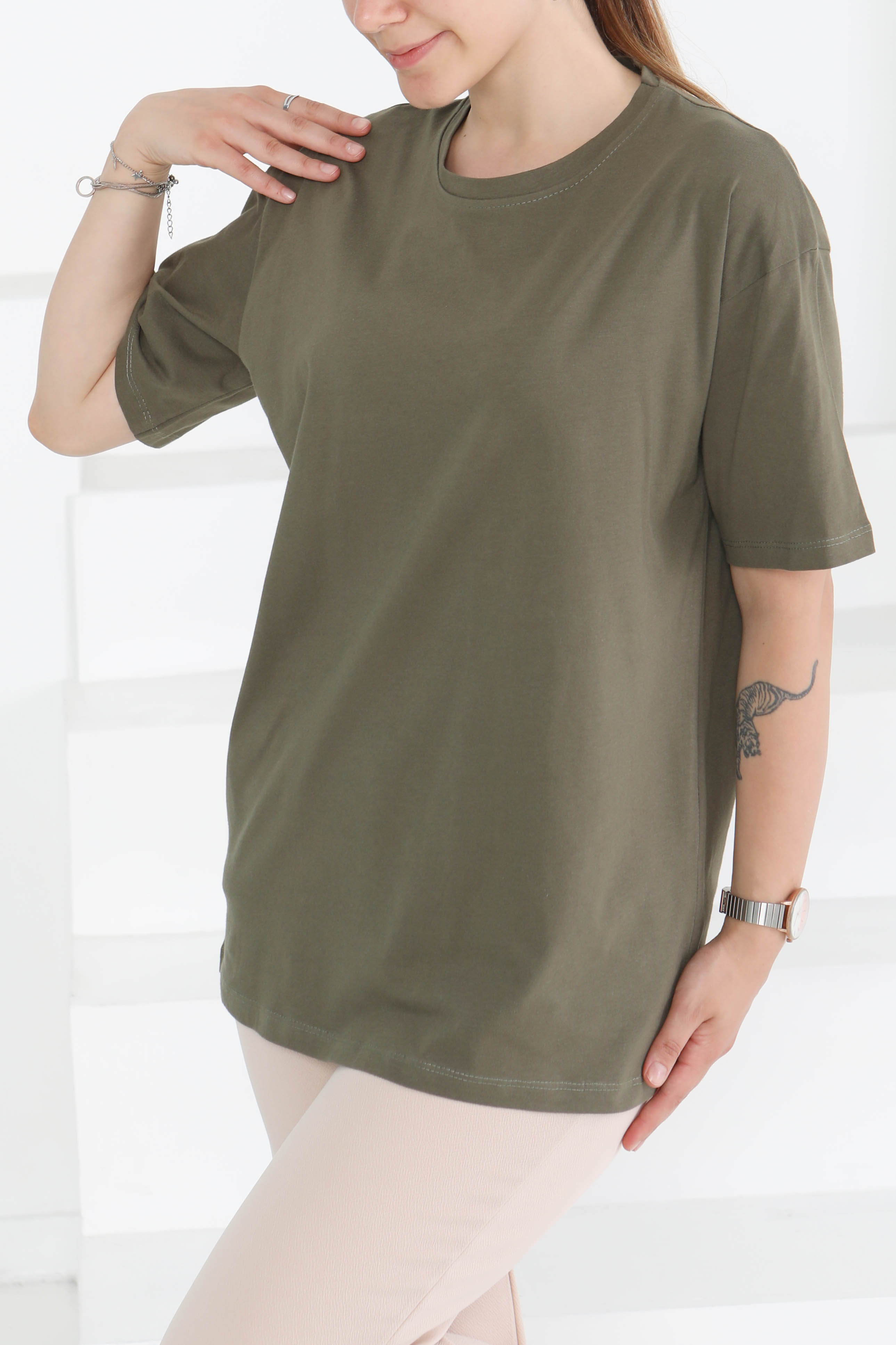 Kısa Kollu T-Şhirt - 27346 - 3