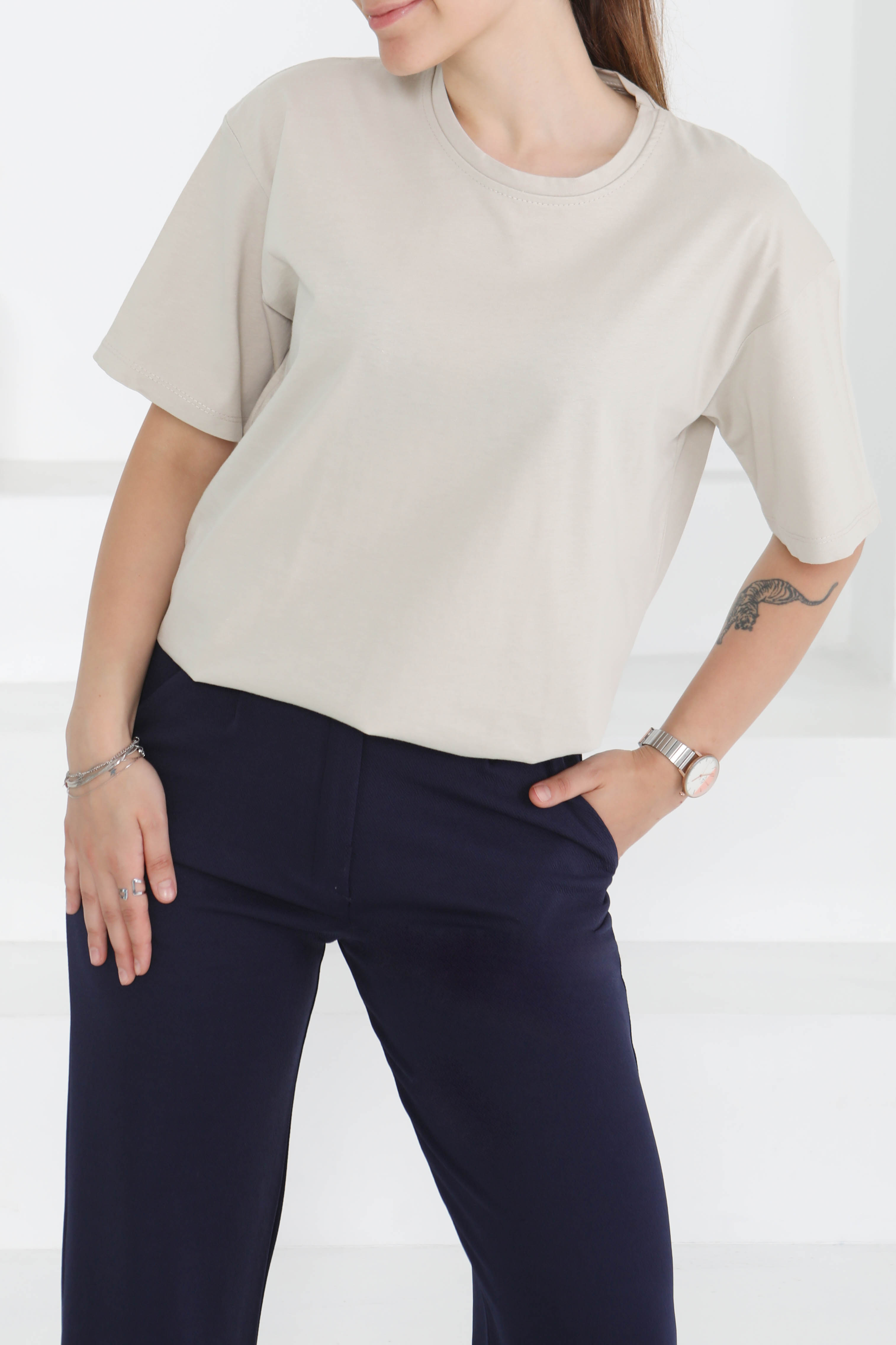 Kısa Kollu T-Şhirt - 27346 - 1