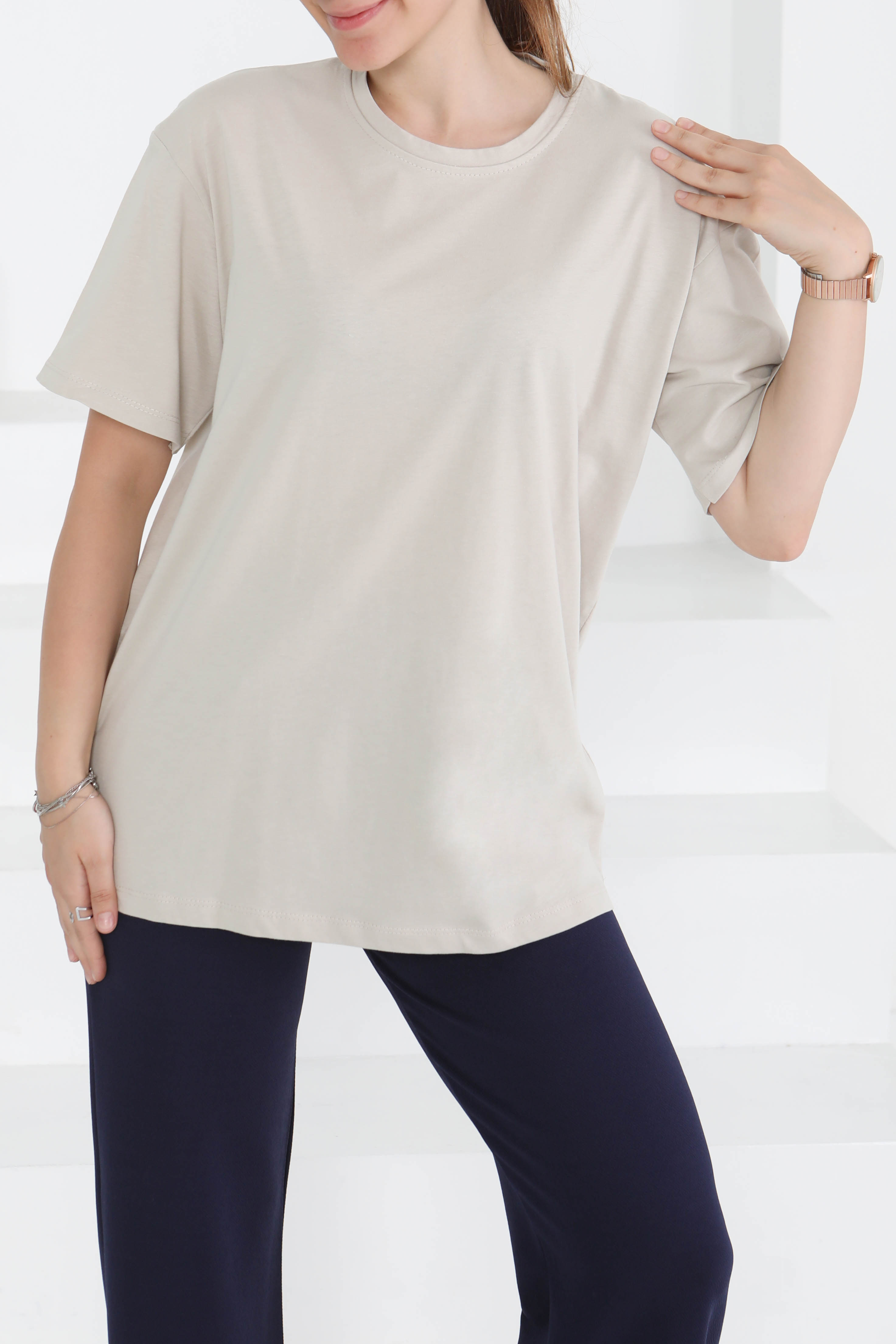 Kısa Kollu T-Şhirt - 27346 - 3