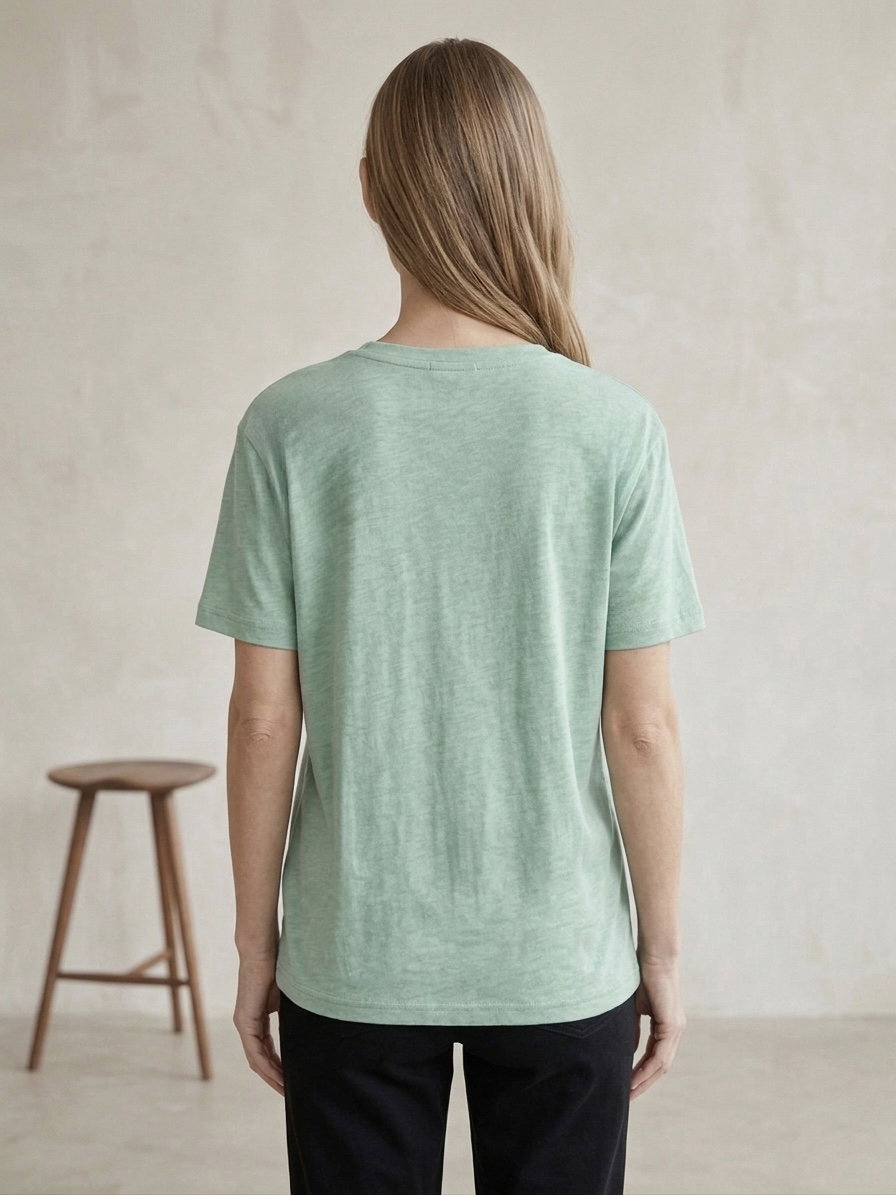 Kısa Kollu T-shirt Mint - 2114-MINT - 3