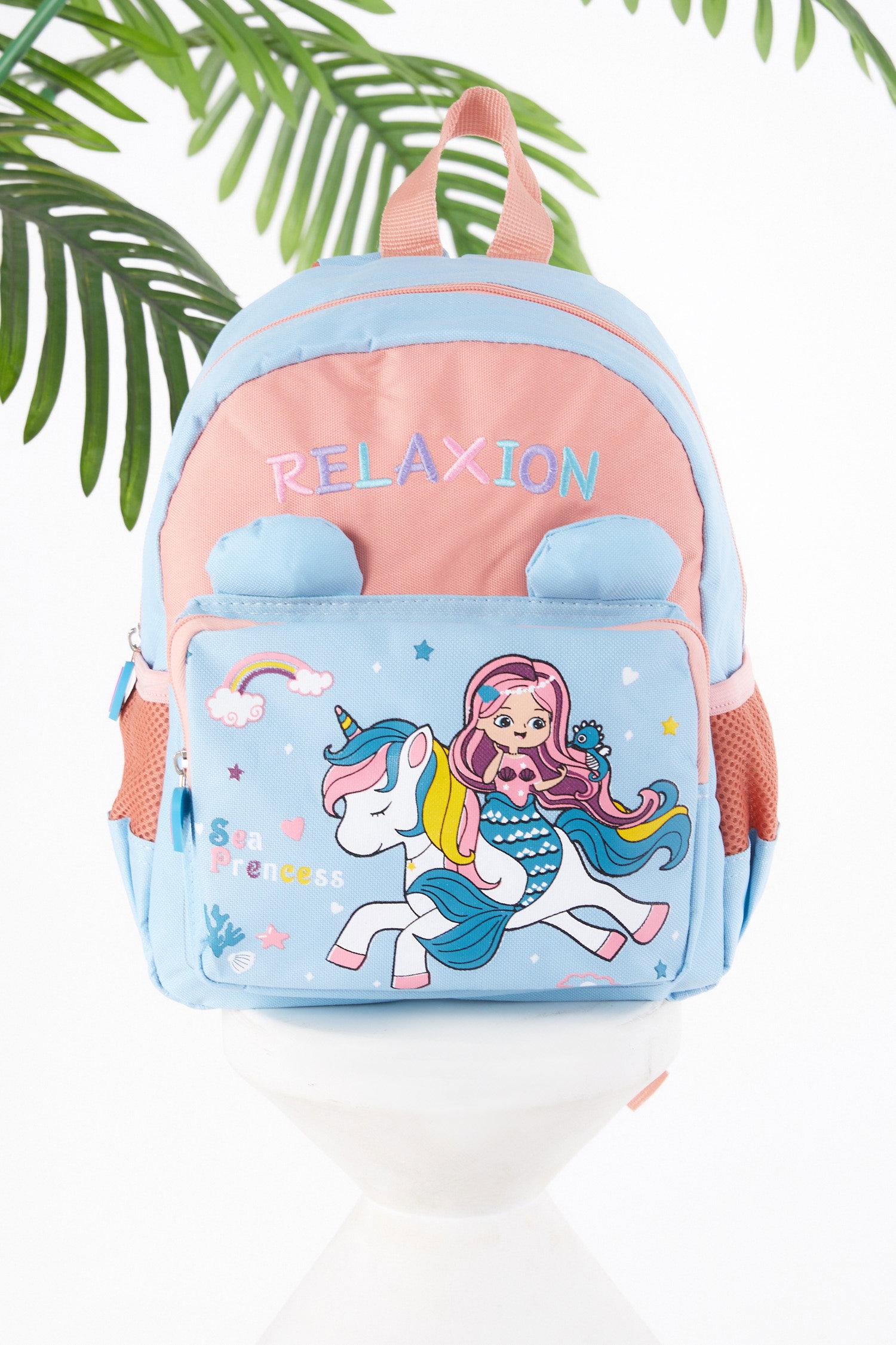 Kız Çocuk Bebe Mavi Çocuk Sırt Çantası - 26171 - 2