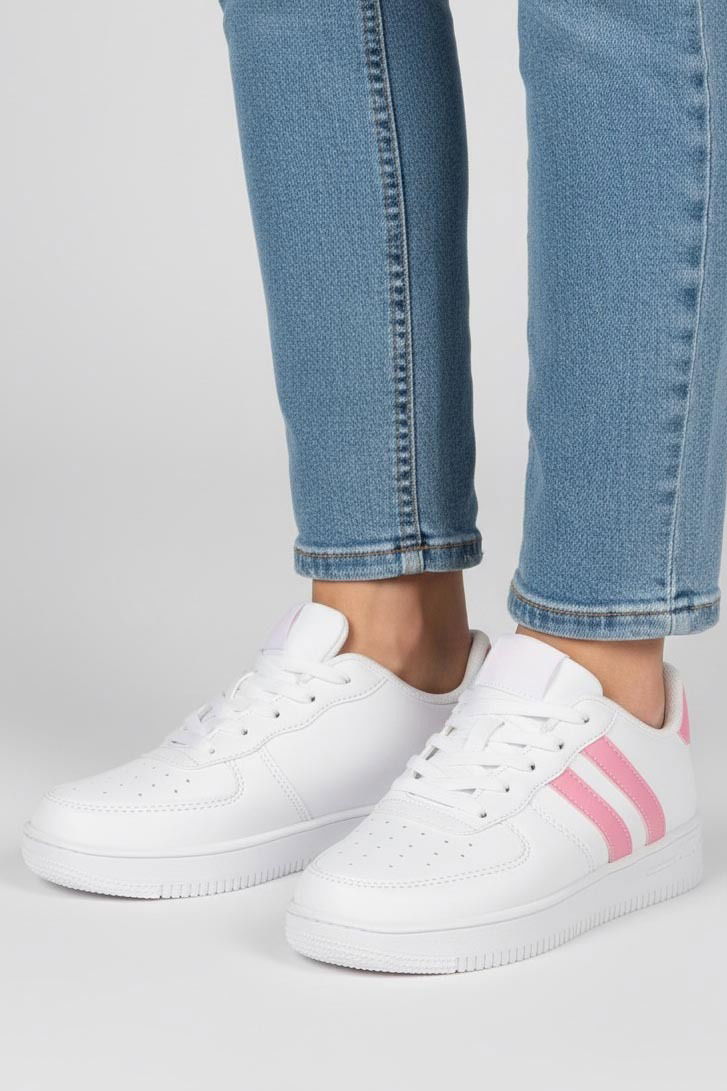 Kadın Beyaz-beyaz-pembe AİR Spor Ayakkabı - 27474-BEYAZ-BEYAZ-PEMBE - 2