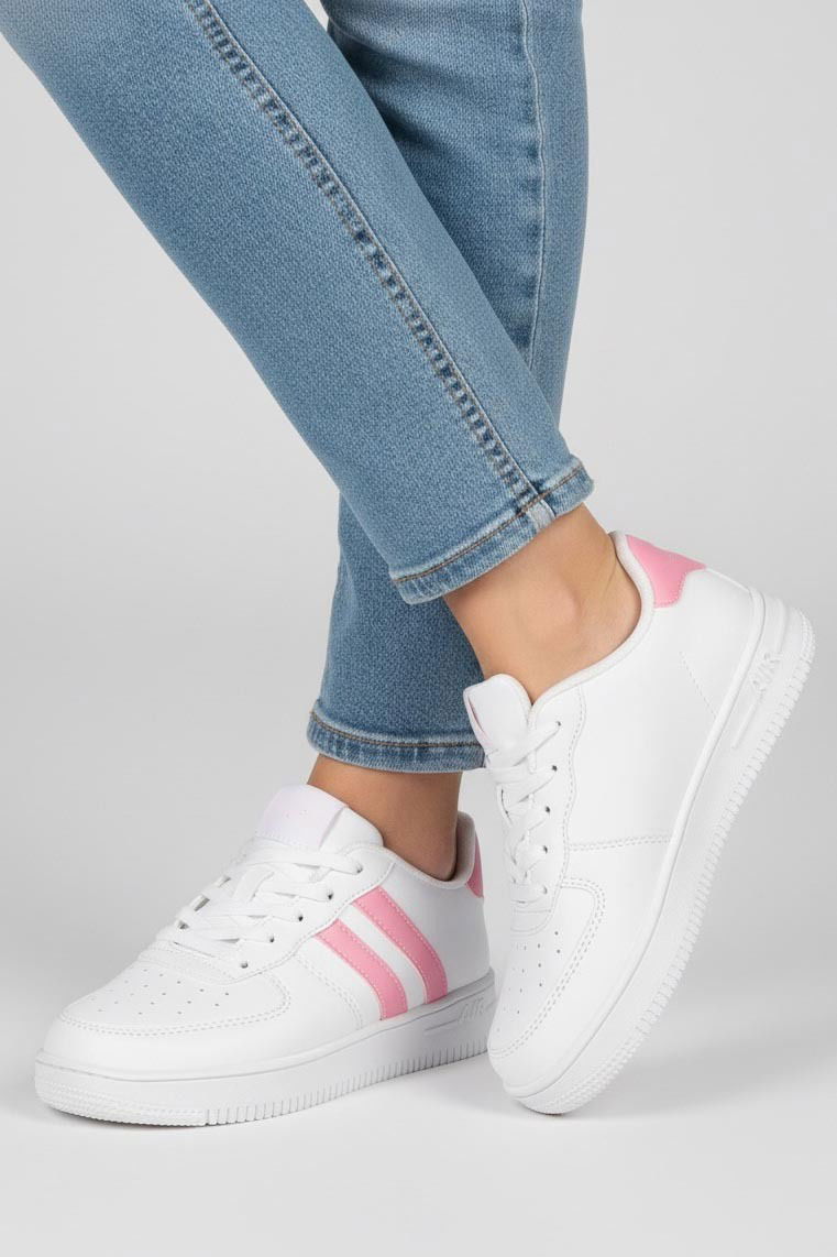 Kadın Beyaz-beyaz-pembe AİR Spor Ayakkabı - 27474-BEYAZ-BEYAZ-PEMBE - 1