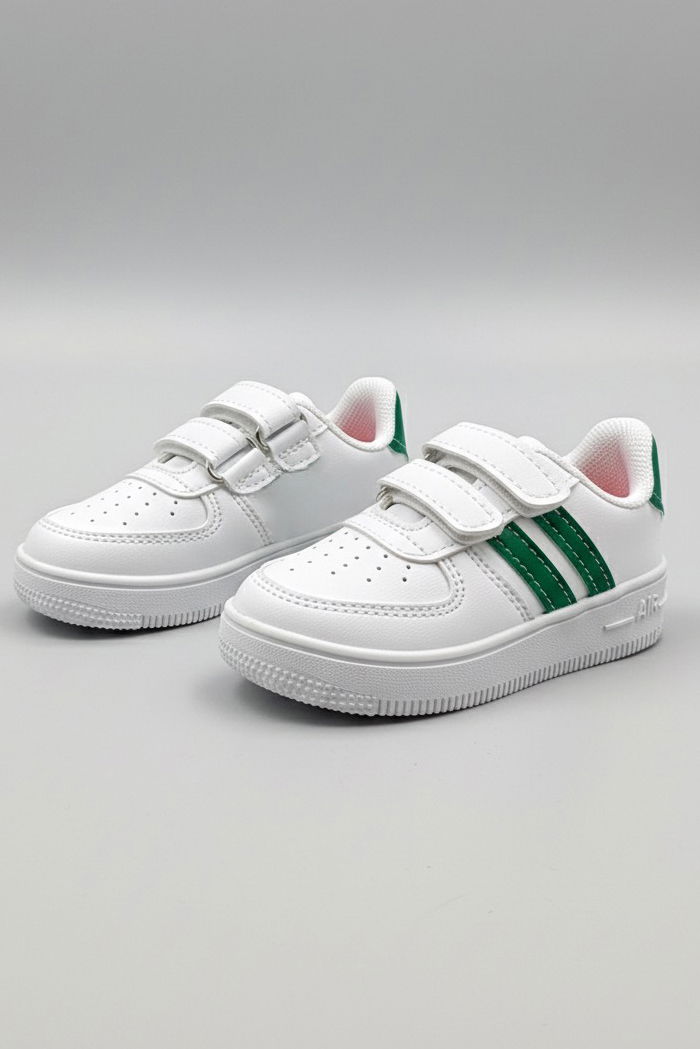 Kız Çocuk Beyaz Yesil Renkli Bebek Ayakkabı - 27483-BEYAZ-YESIL - TOFİSA