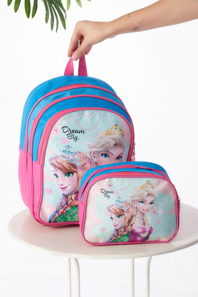 Kız Çocuk D1 Pembe Sırt Çantası Beslenme - 26167 