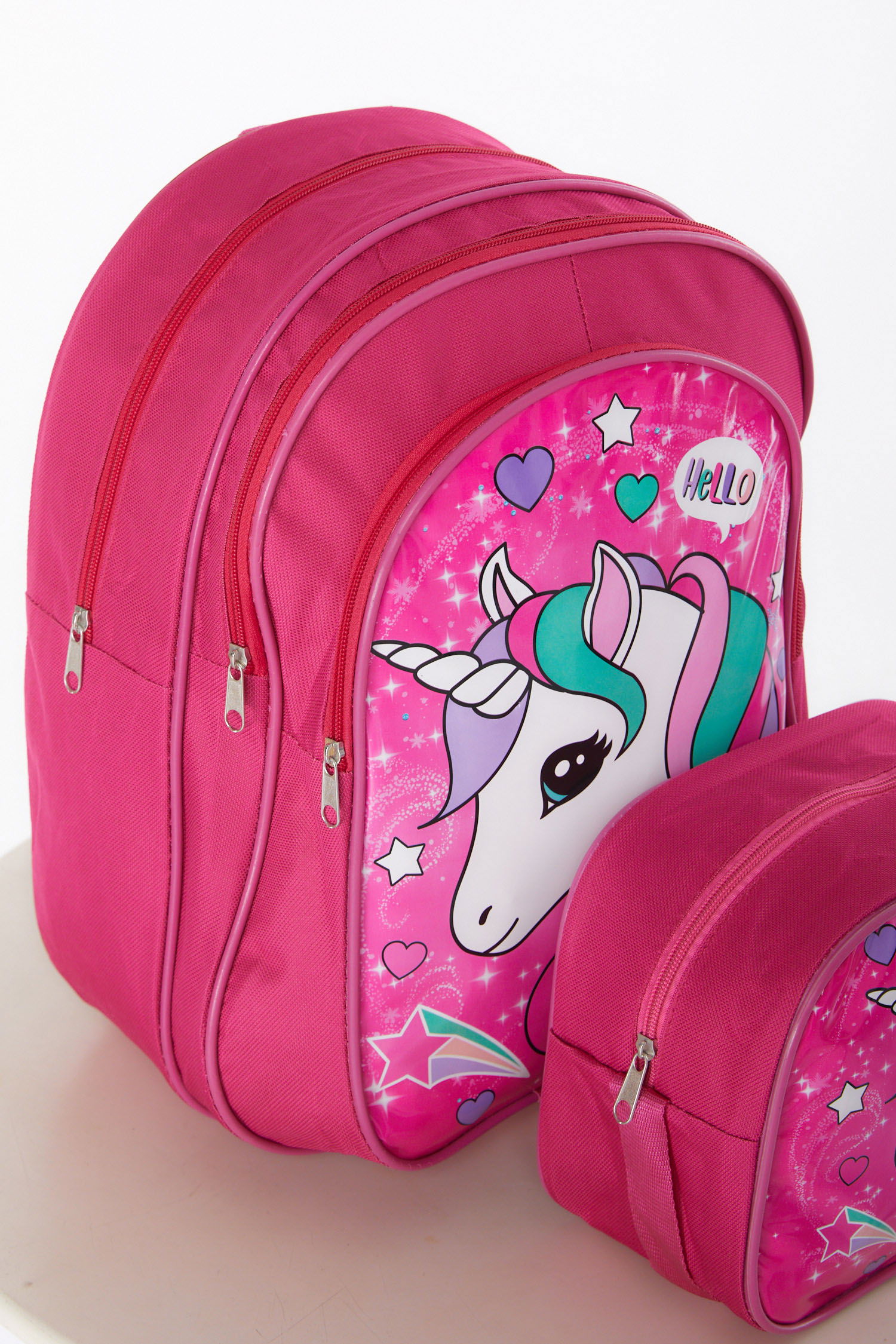 Kız Çocuk D2 Pembe Sırt Çantası Beslenme - 26167 - 3